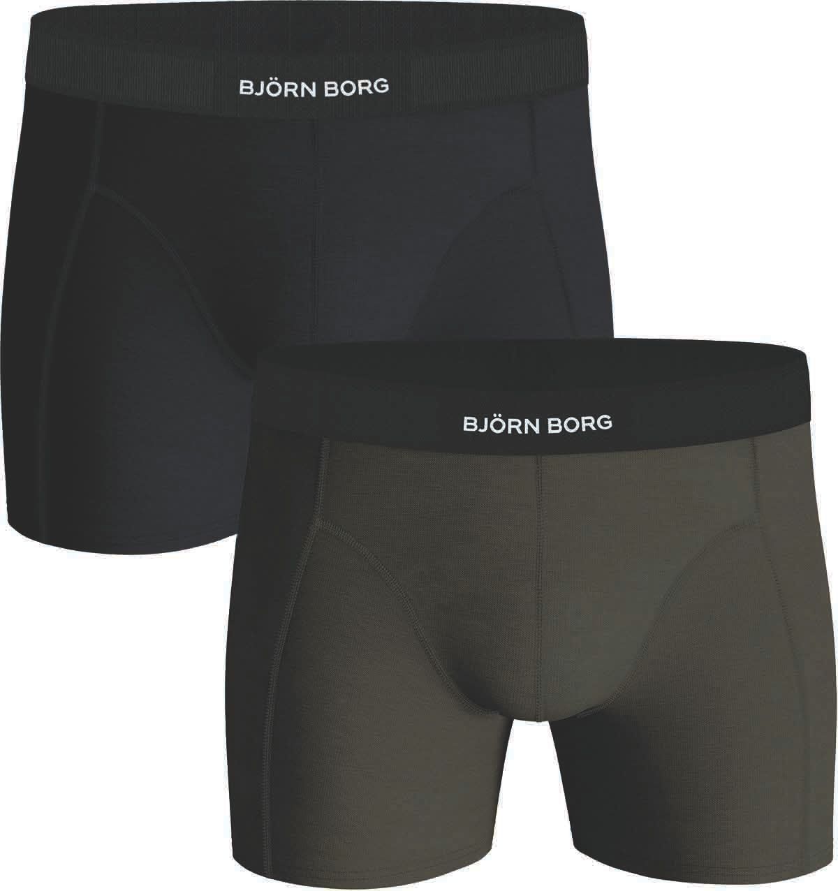 Bjorn Borg Boxers 2 Pack Black/Green 10001298-MP005 order online | Suitable