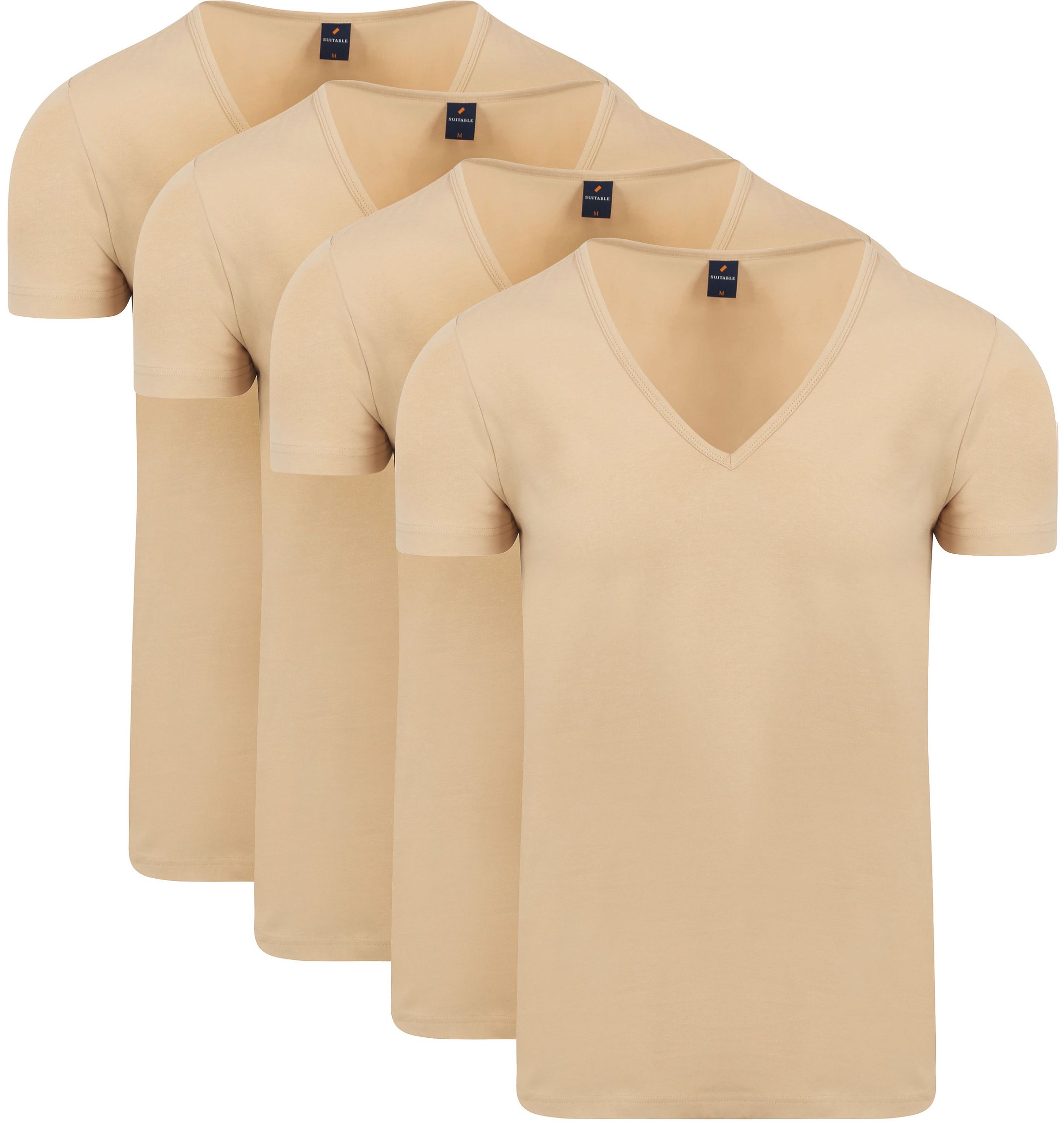 Suitable Unsichtbares Unterhemd Tiefer V-Ausschnitt Vitaru 4er-Pack kaufen | Suitable