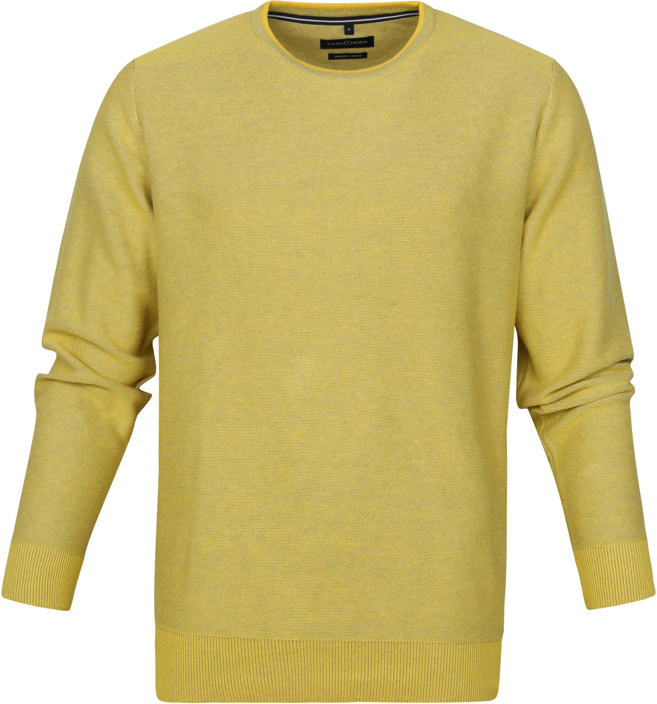 Casa Moda Pullover O-Neck Yellow size 3XL