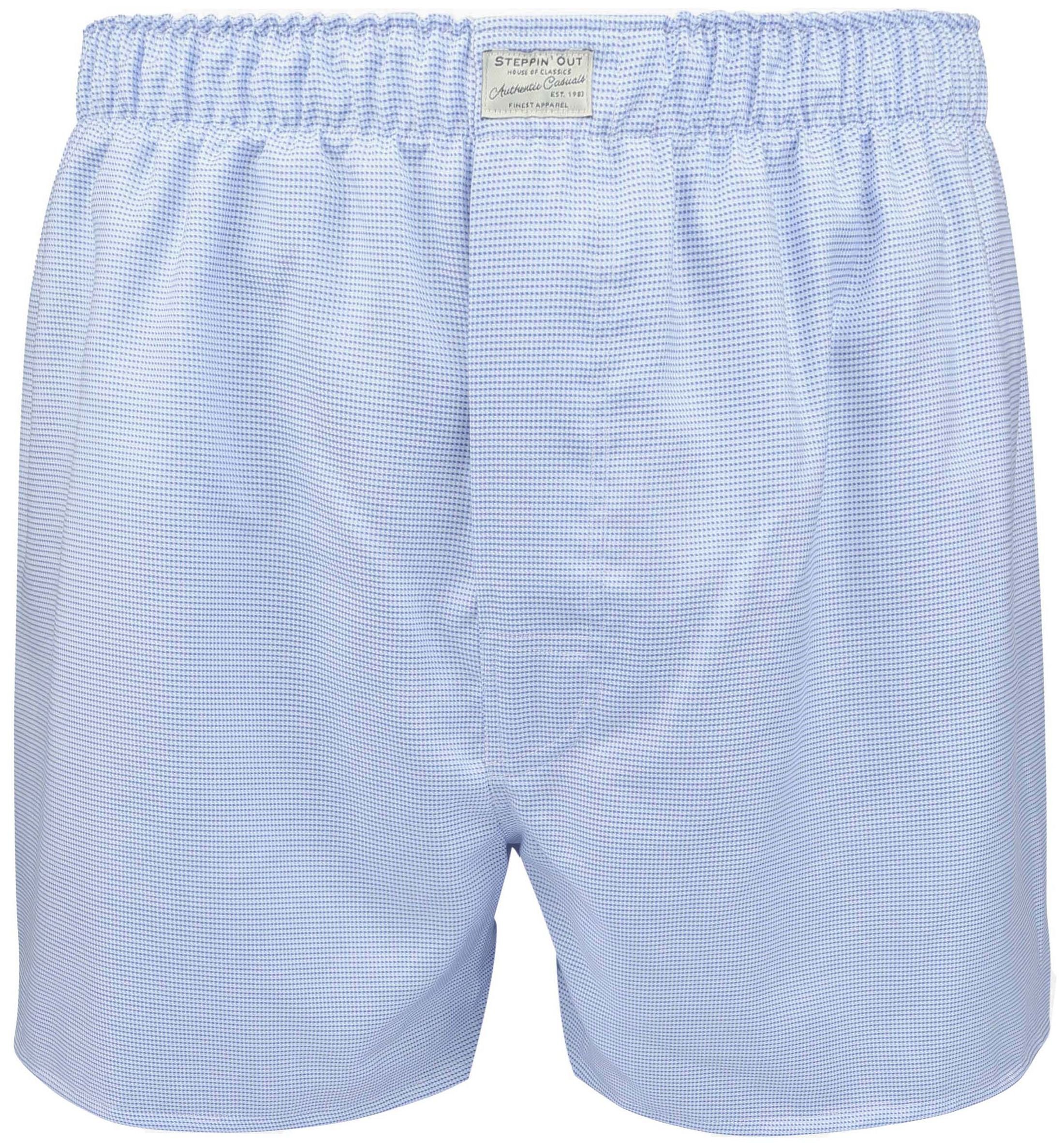Steppin' Out Boxershort Dobby Print Blue SM1601.0027-2001 order online | Suitable