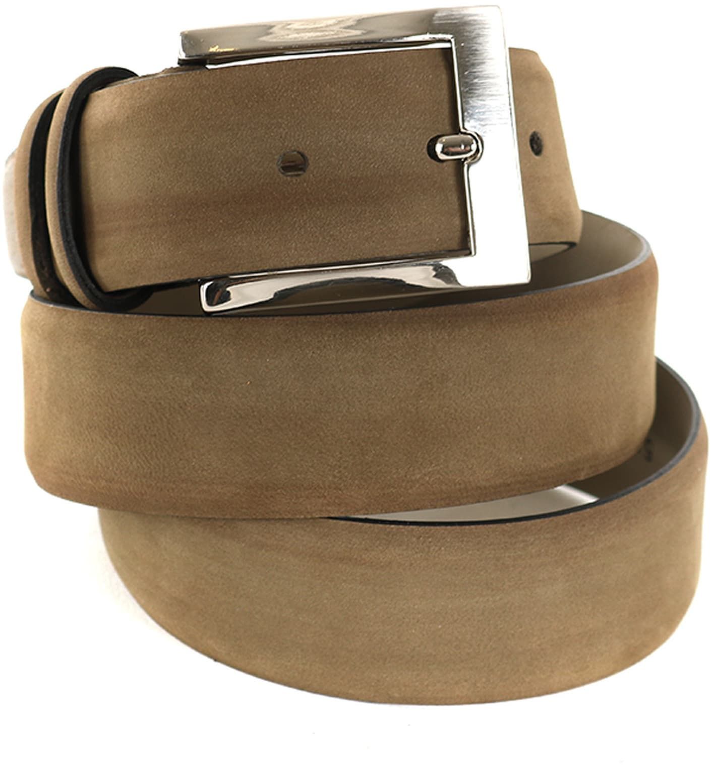 Nubuck Leather Belt Green size 37.4