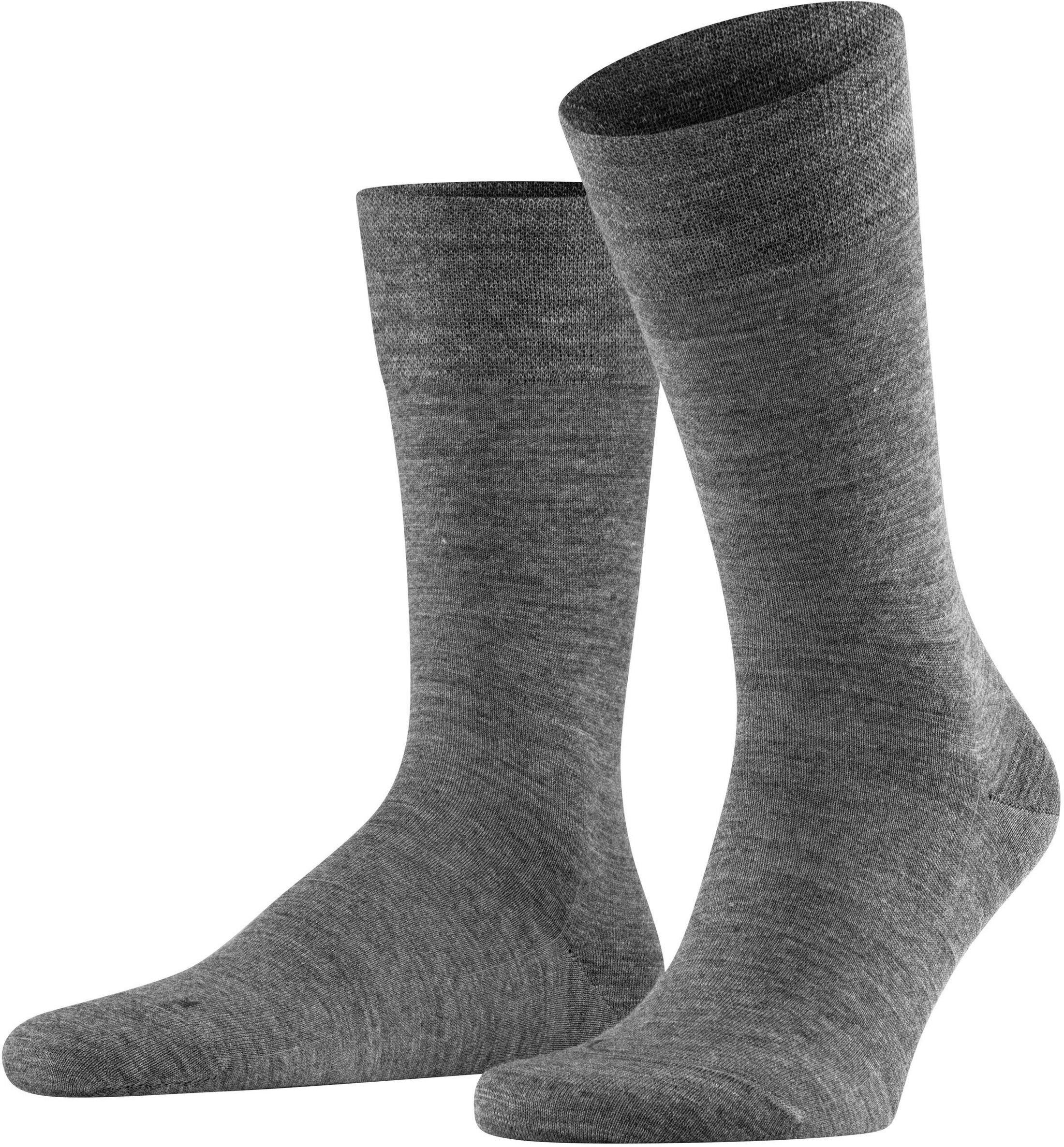 Falke Sock Sensitive Berlin Anthracite Grey Dark Grey size 39-42