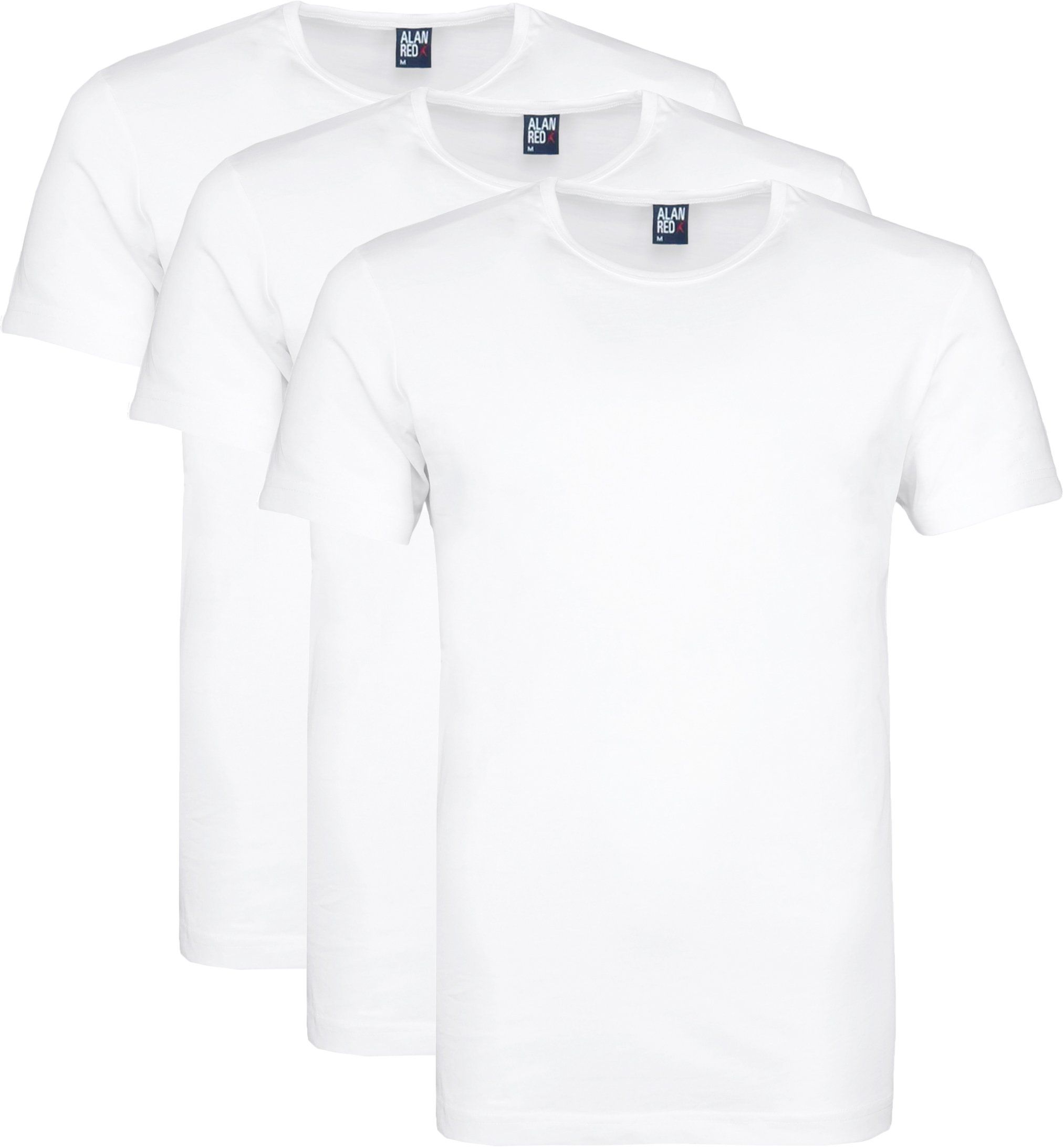 Alan Red Giftbox O-Neck T-shirts 3-Pack White size XL