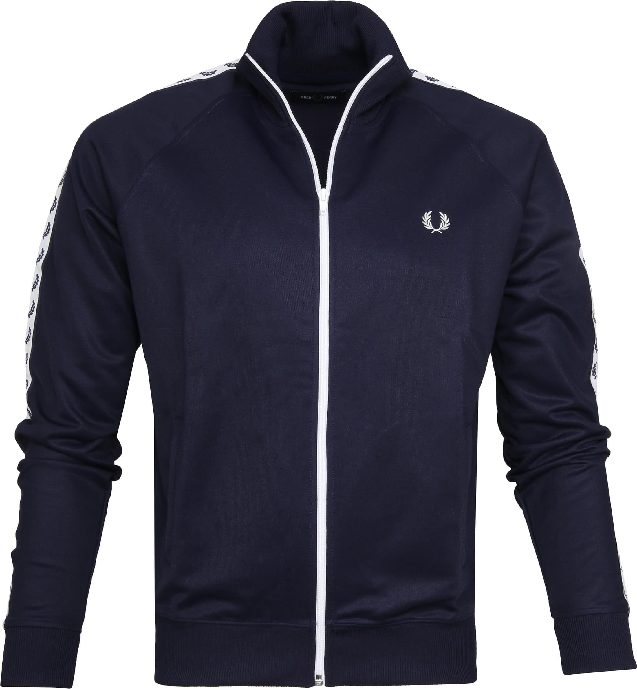 Fred Perry Taped Track Jacket Dark Dark Blue Blue size M