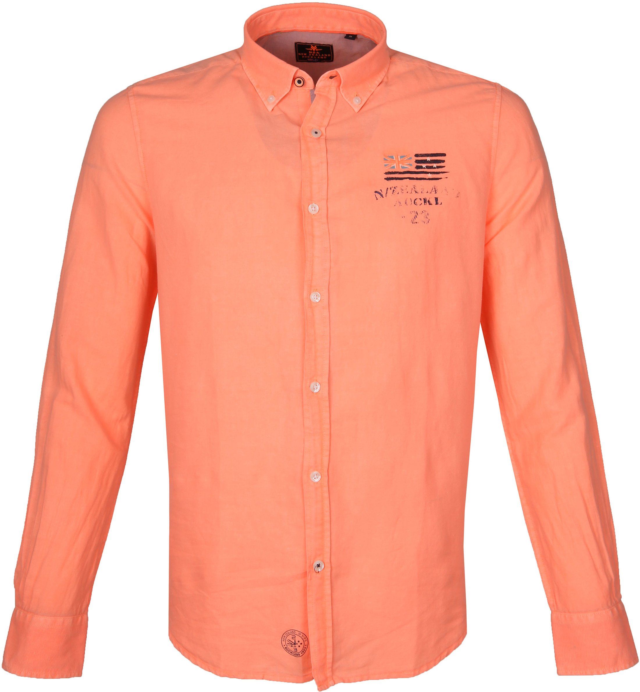 NZA Shirt Rakaia Neon Orange size L