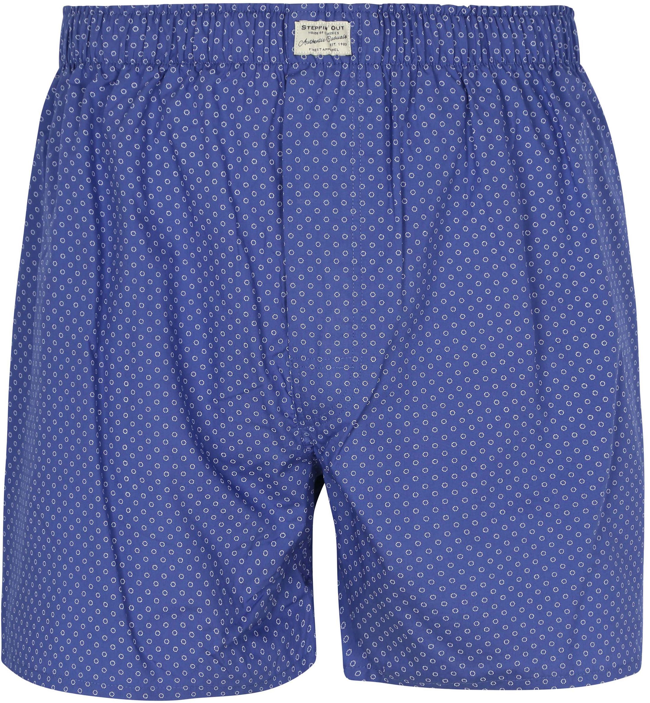 Steppin' Out Boxershort Geo Printed Blue order online | SM1601.0029-2000 | Suitable Spain