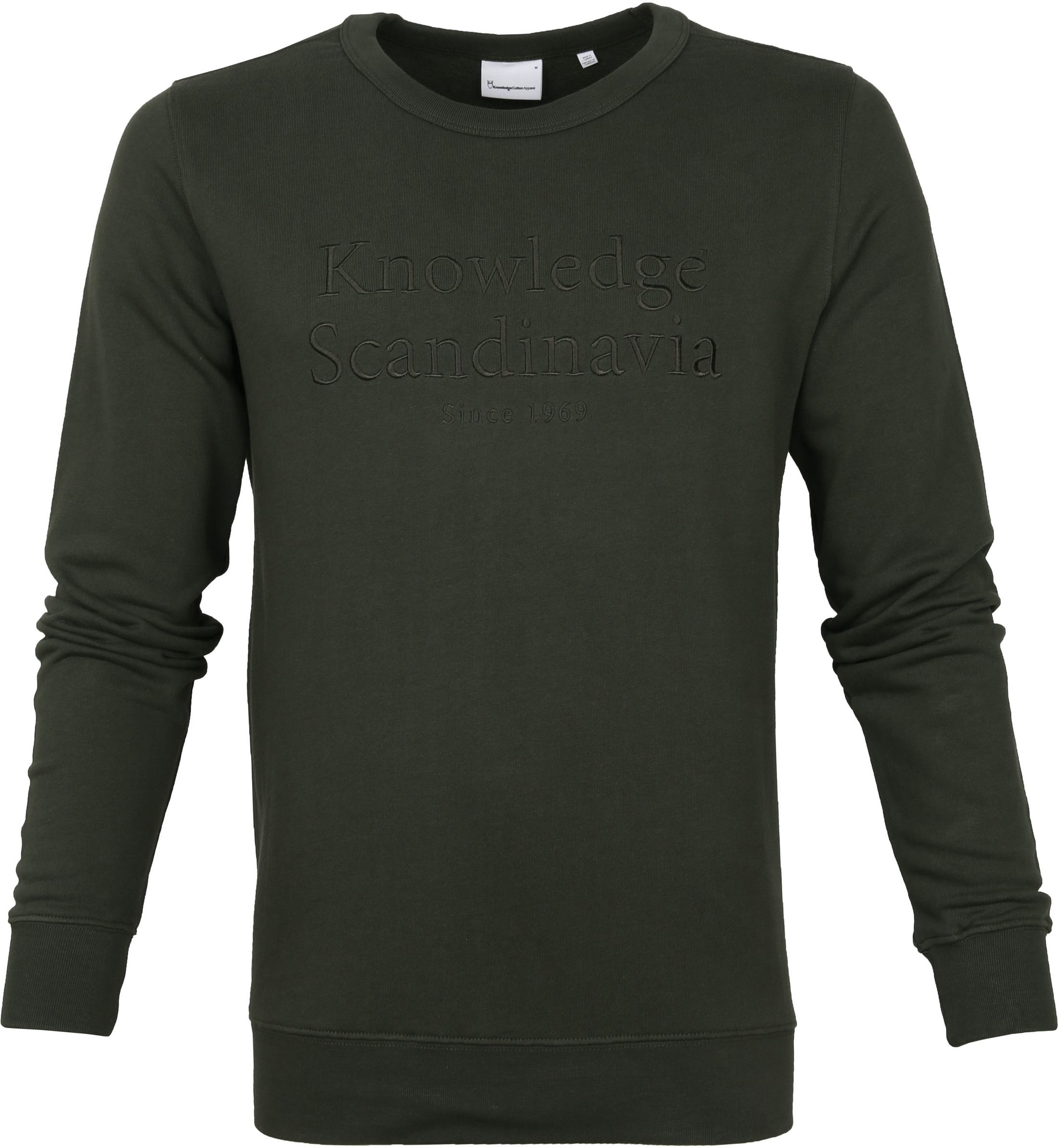 KnowledgeCotton Apparel Trui Elm Donkergroen 30511-1090 kopen | Suitable