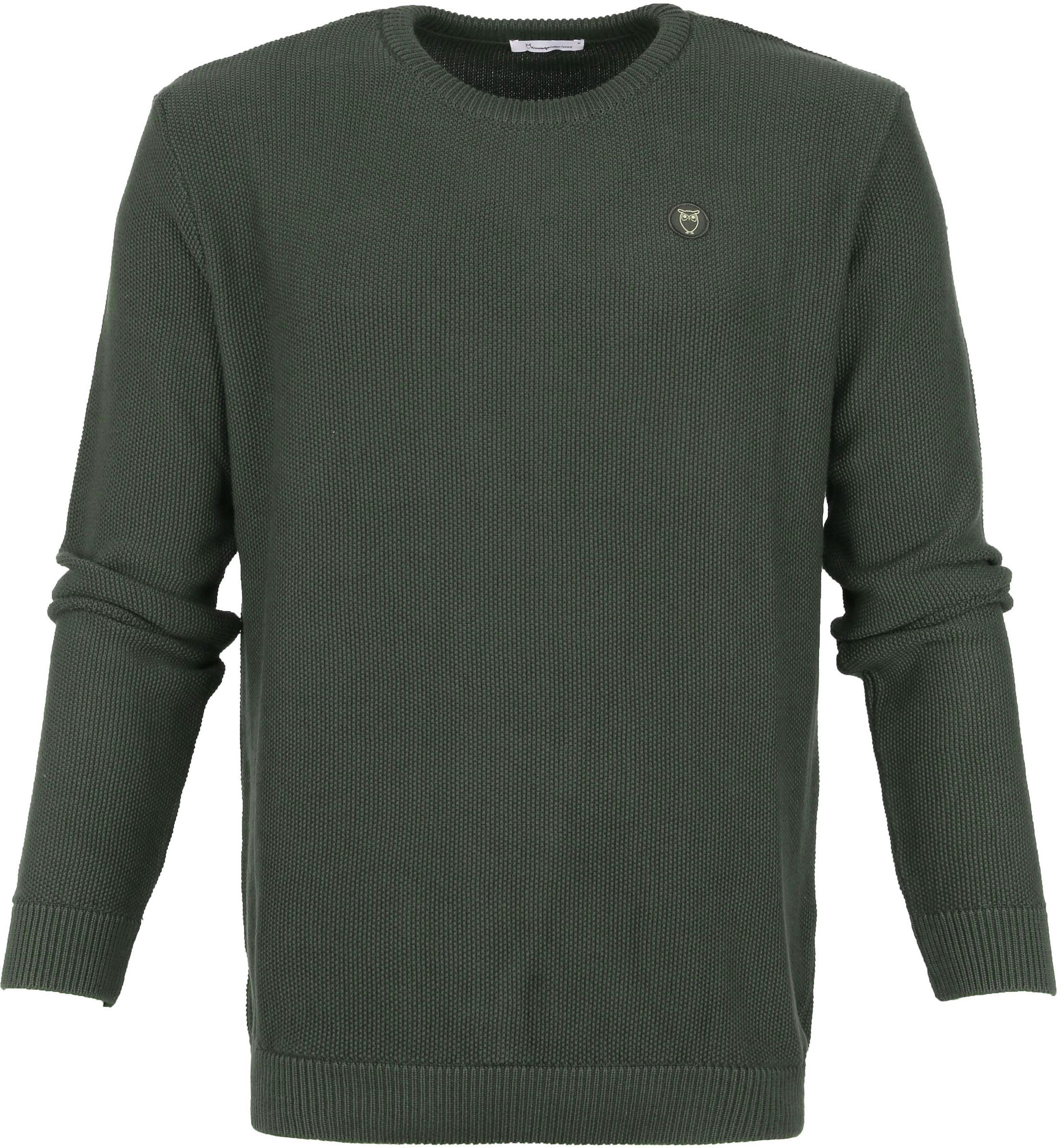 KnowledgeCotton Apparel Field Pullover Dark Green 80601-1090 order online | Suitable
