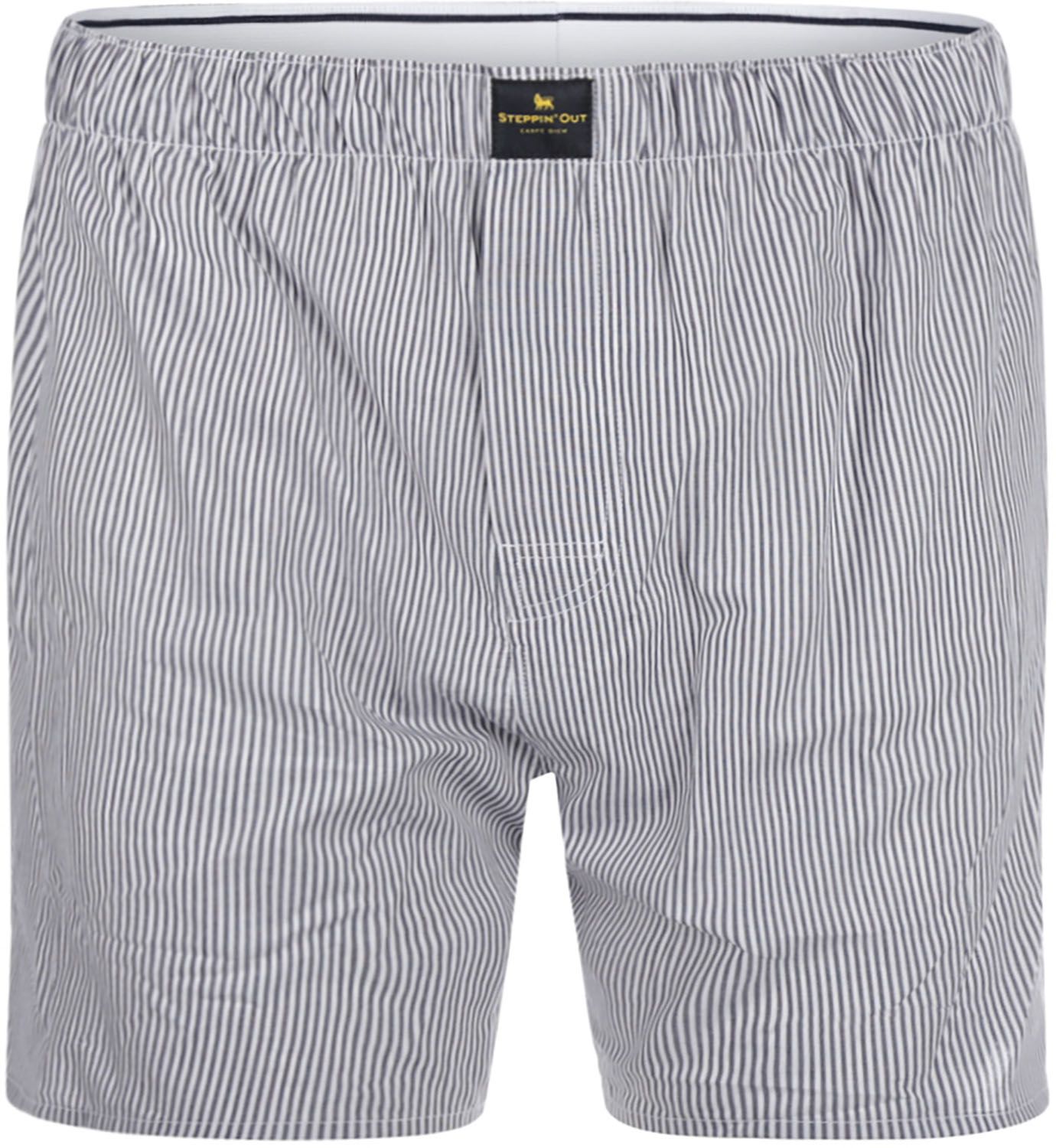 Steppin' Out Boxershort Oxford Stripes Navy order online | SM232.1601.02-2100 | Suitable Lithuania