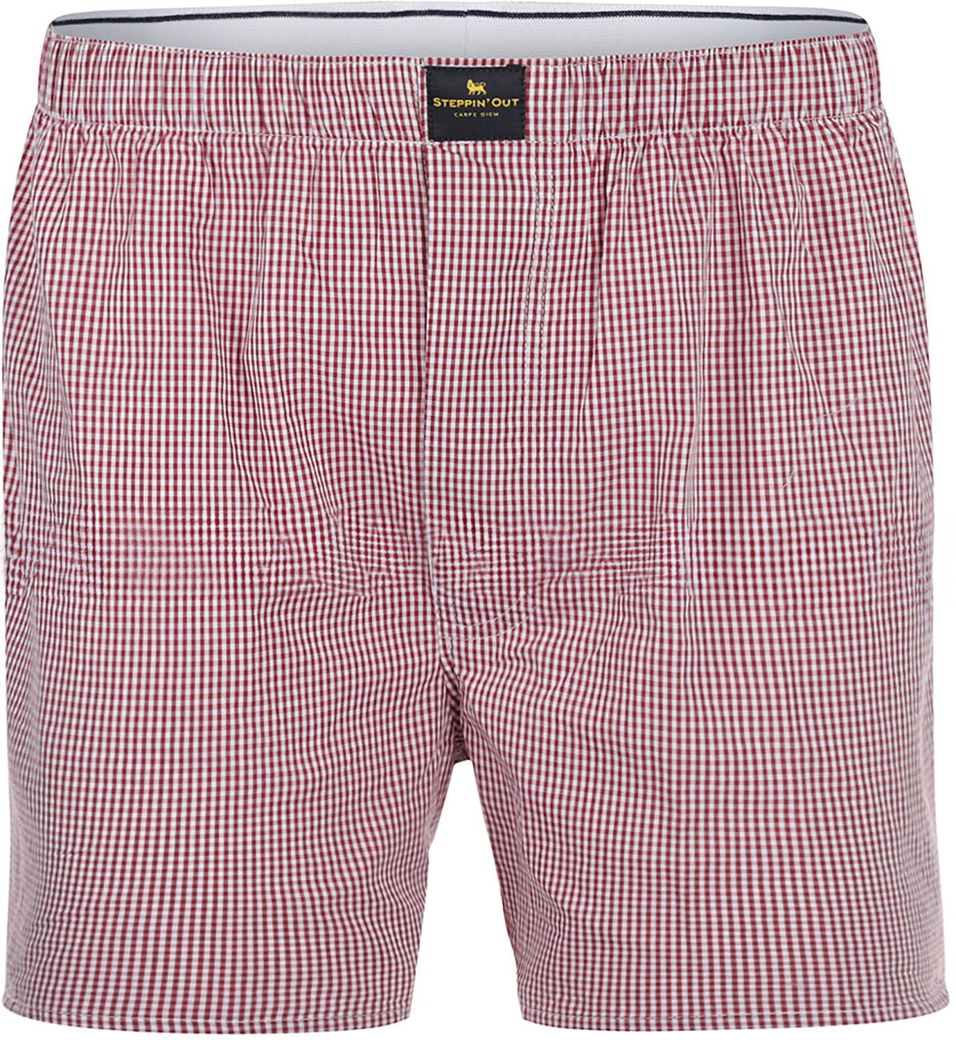 Steppin' Out Boxershort Poplin Checks Red SM232.1601.12-4000 order online | Suitable