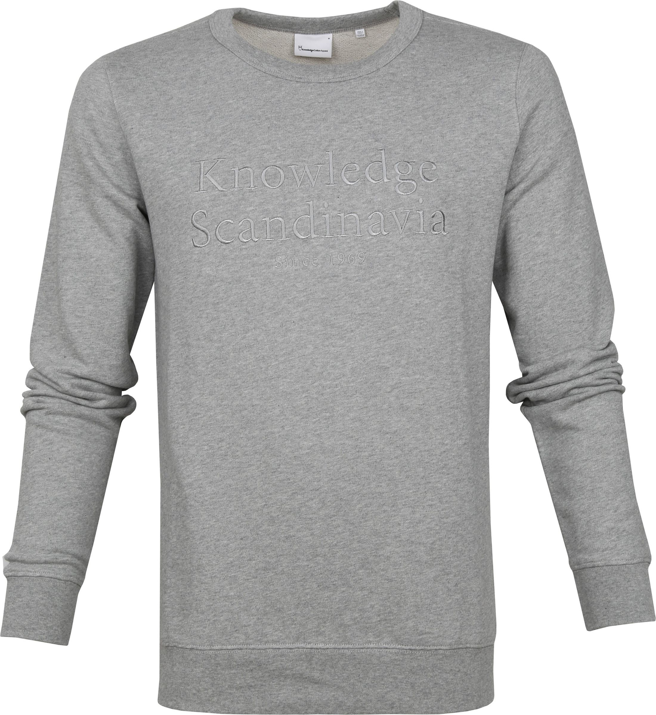 KnowledgeCotton Apparel Trui Elm Grijs 30511-1012 kopen | Suitable