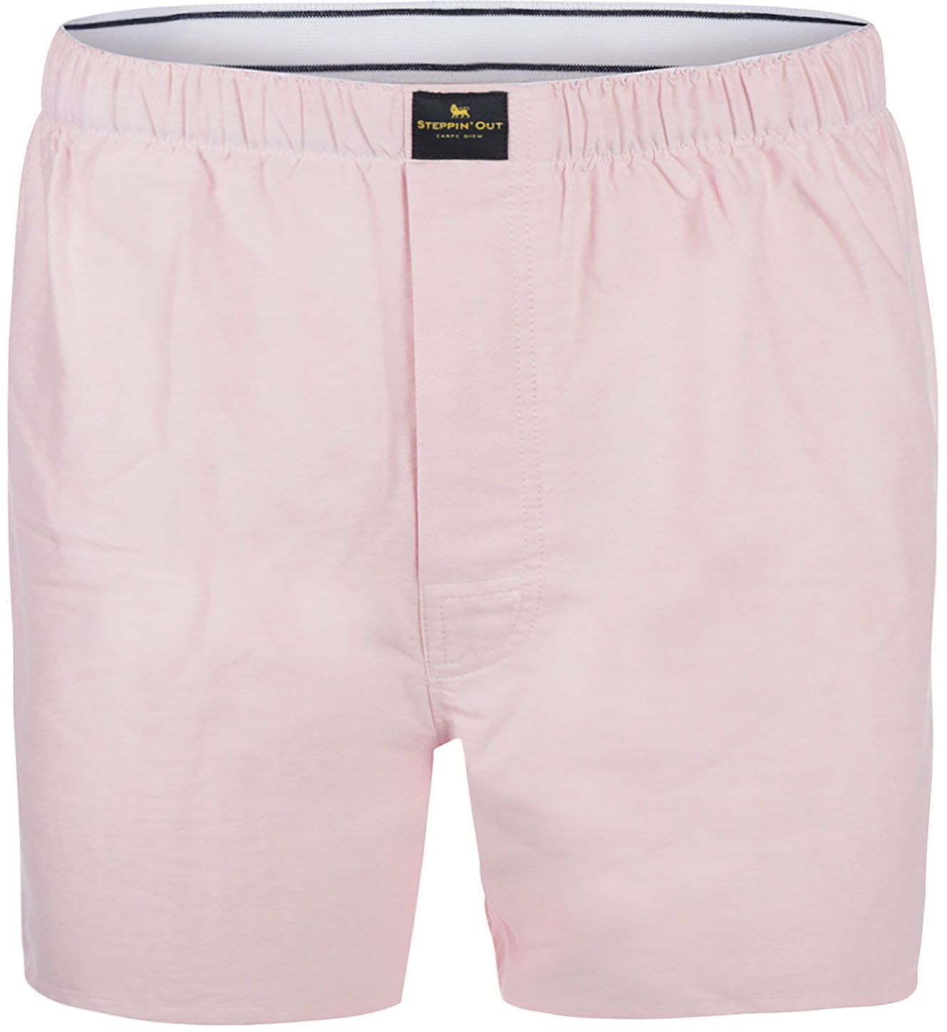 Steppin' Out Boxer Pink Oxford BOX-STEPP-02 order online | Suitable