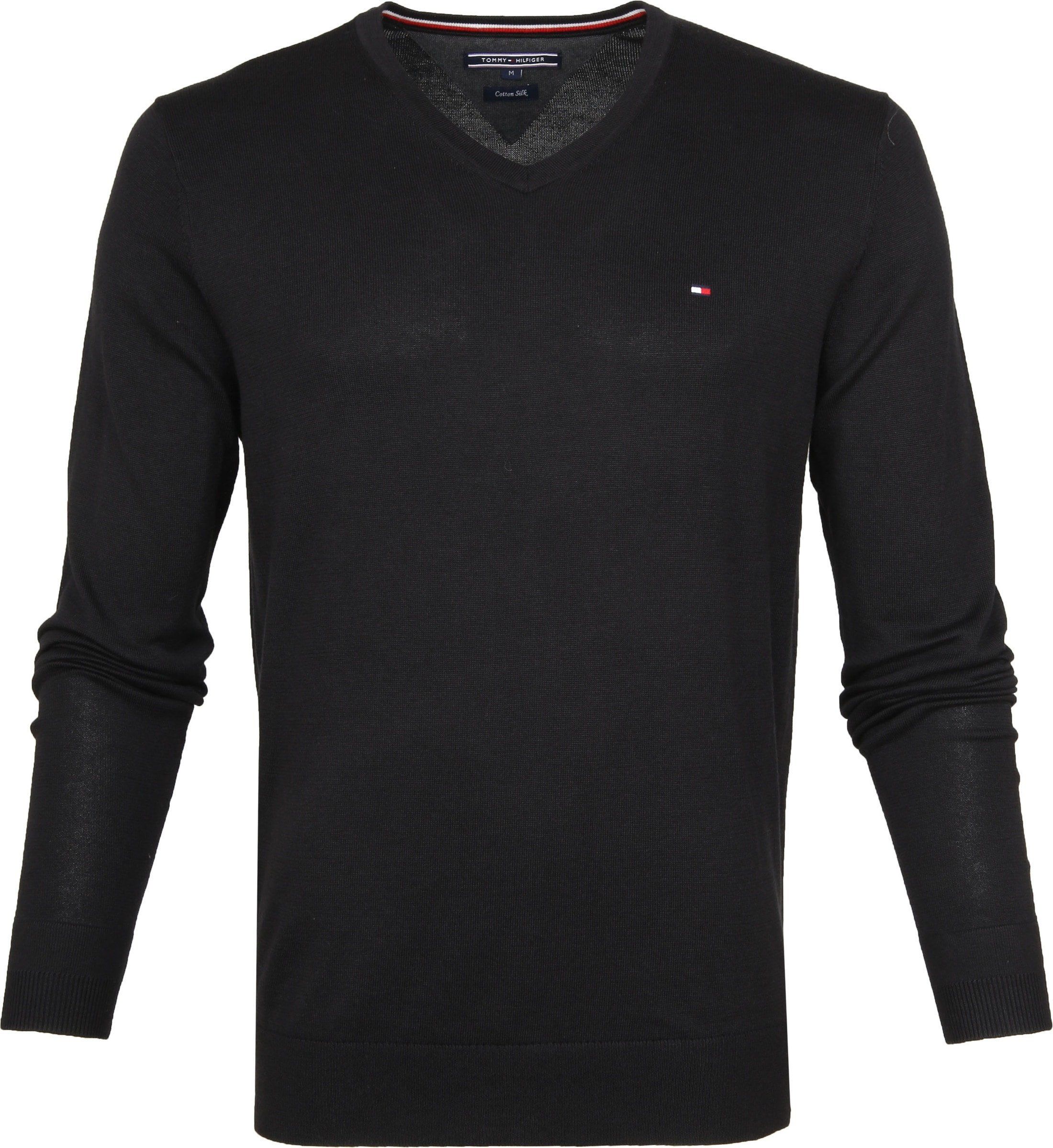 Tommy Hilfiger Pullover V-Neck Black size L