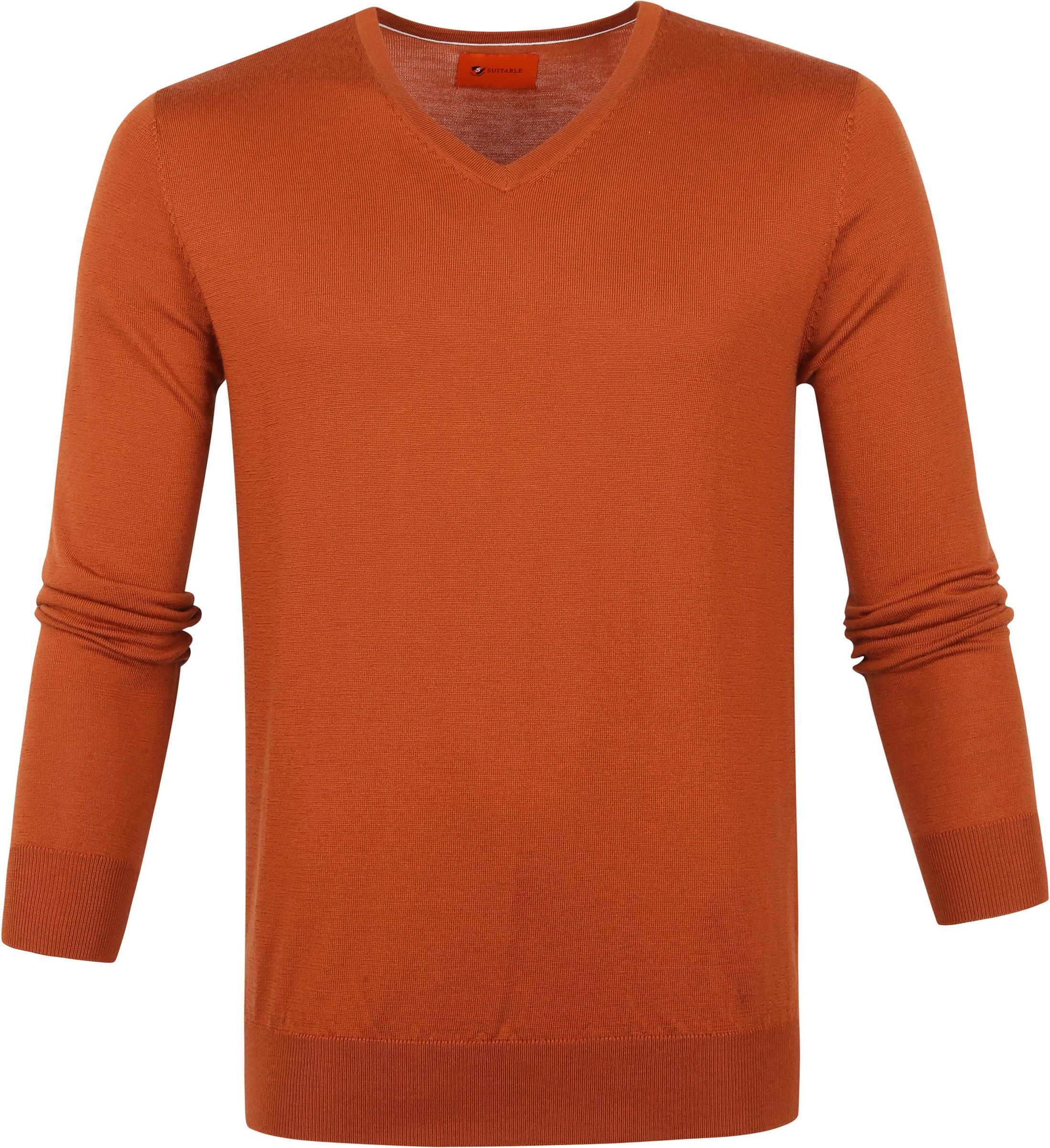 Suitable Merino Aron Pullover Orange SPE21305AR11ST-479 order online | Suitable