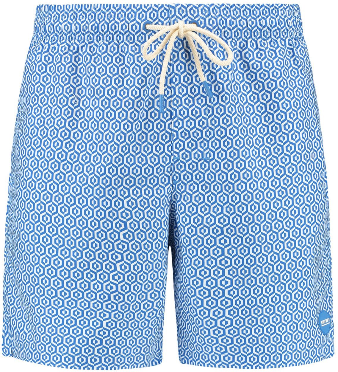 Shiwi Swimshorts Mike Geo Tile Cobalt Blue 1525107650-6537 order online | Suitable