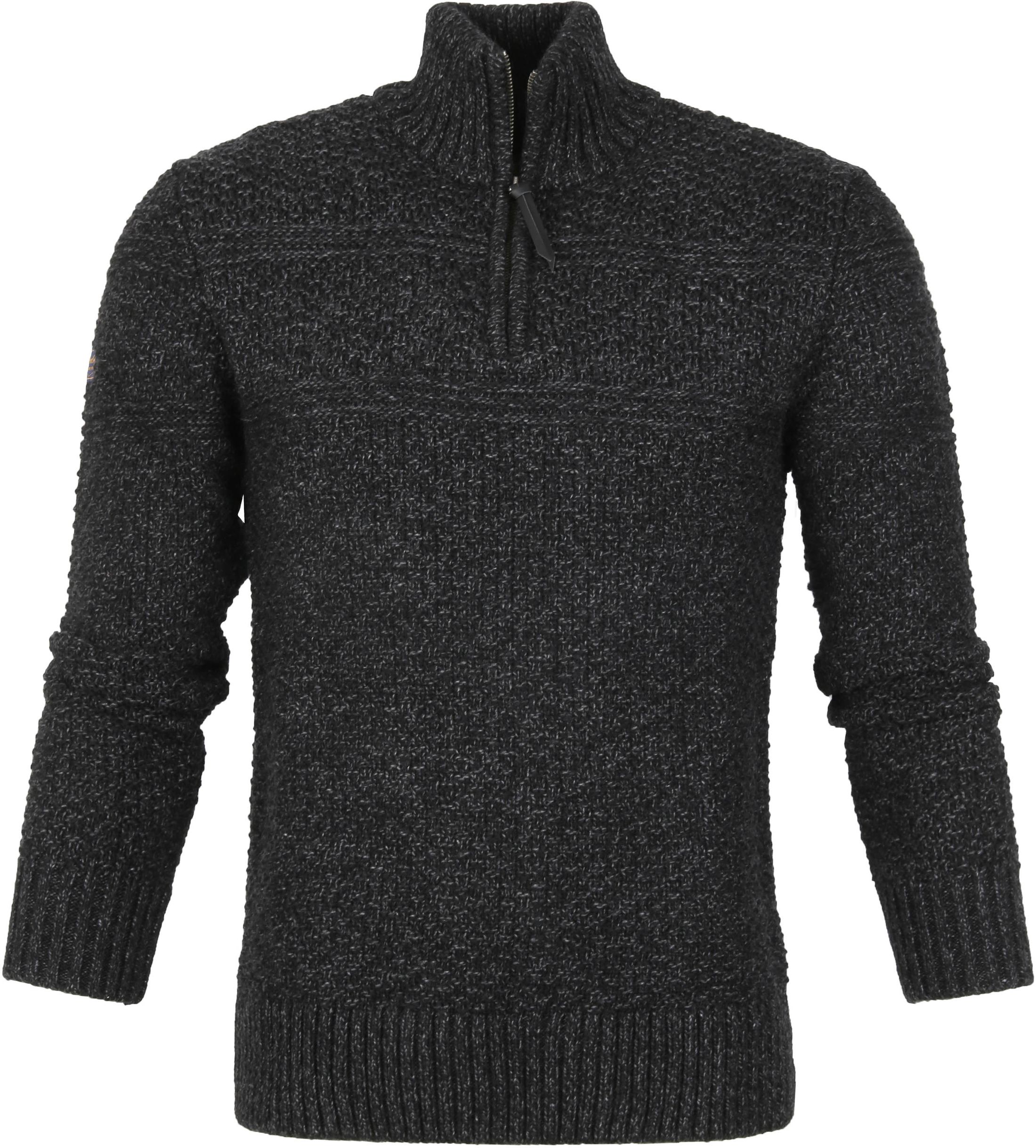 Superdry Jacob Henley Sweater Black size 3XL