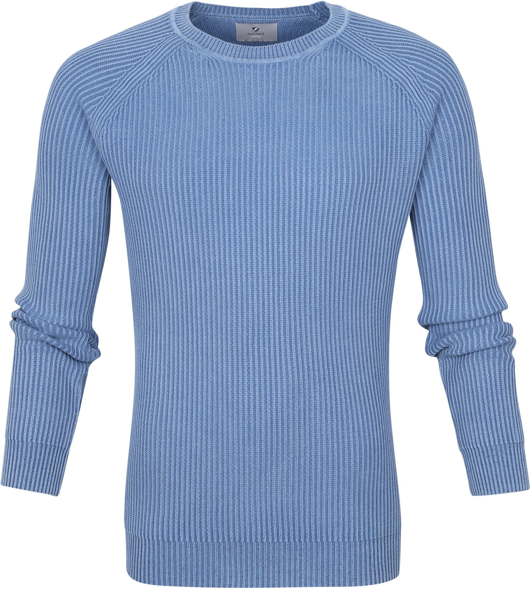 Suitable Prestige Pullover Cris Blauw SPE21105CR14ST-262 kopen | Suitable