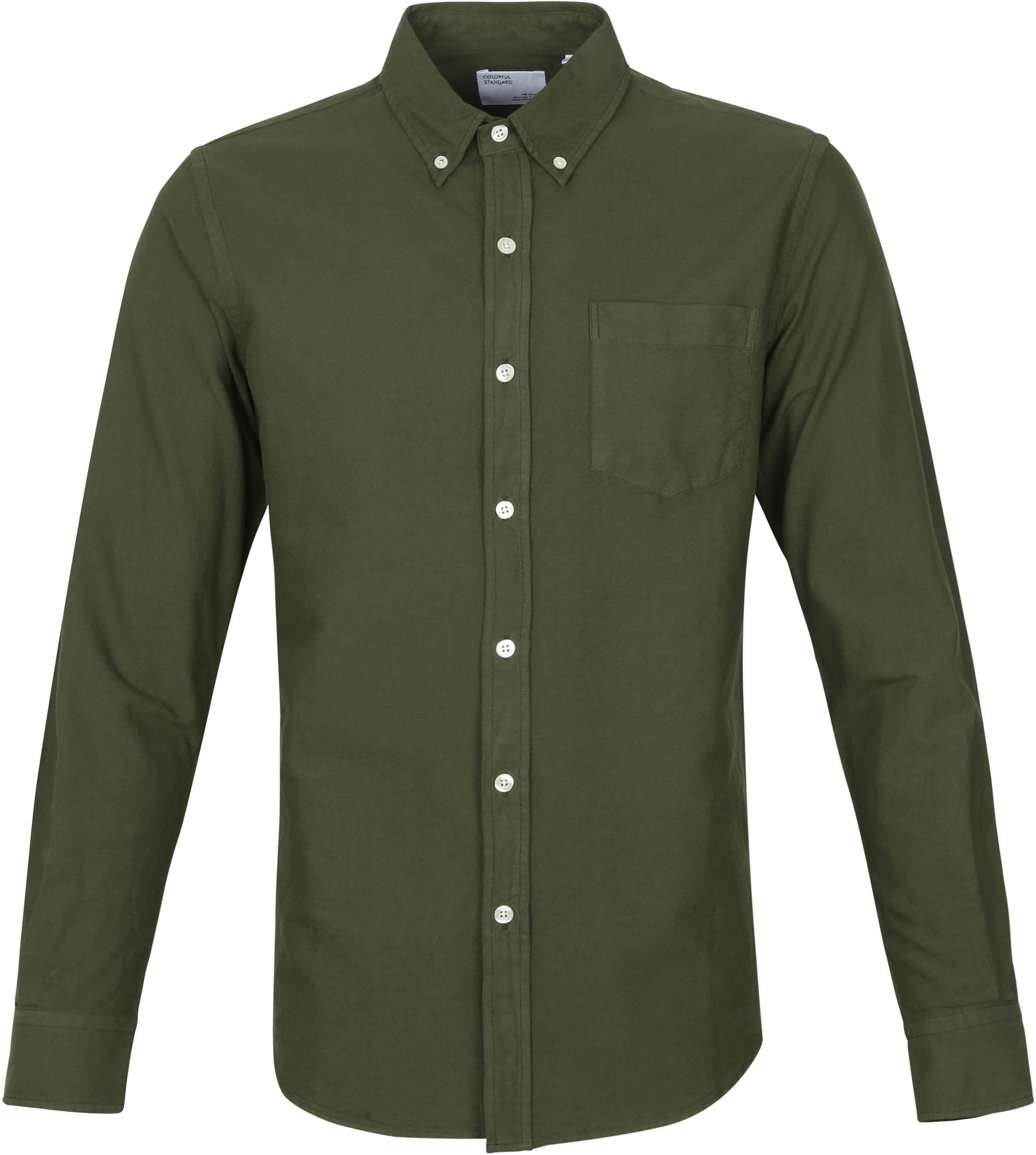 Colorful Standard Shirt Seaweed Dark Green Green size L