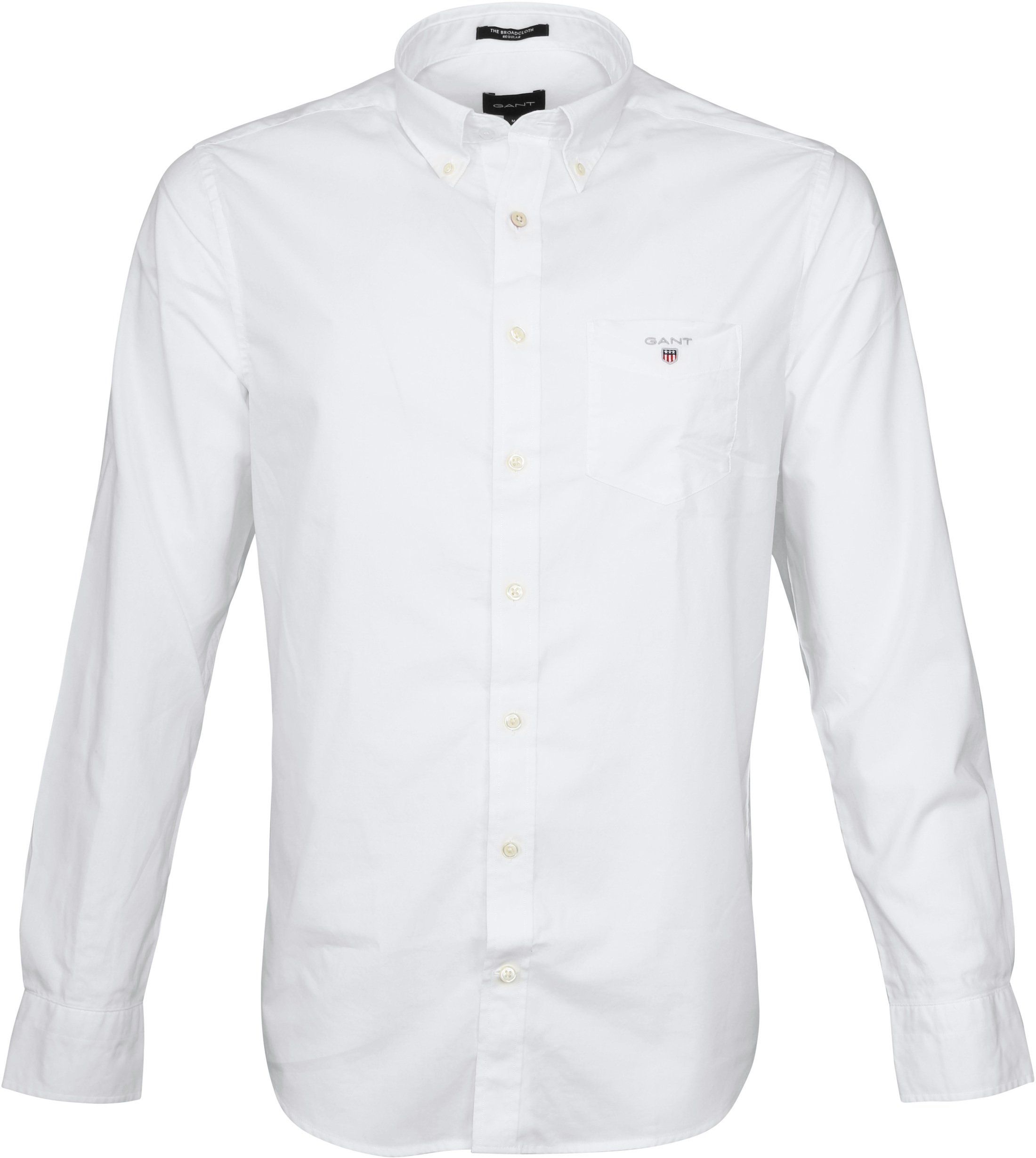 Gant Chemise Broadcloth Casual Blanc taille L