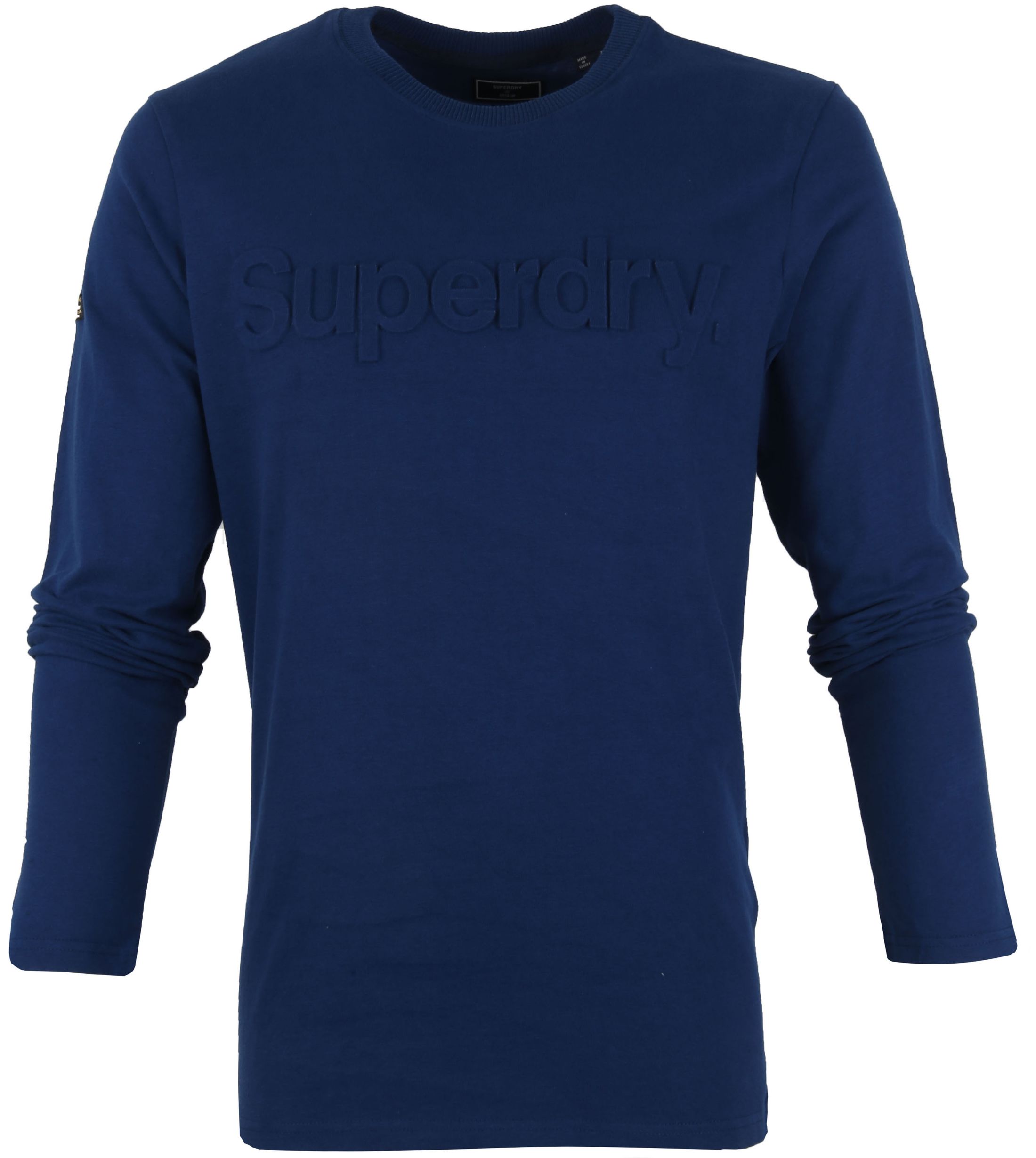 Superdry Longsleeve Cobalt Cotton Blue size XL
