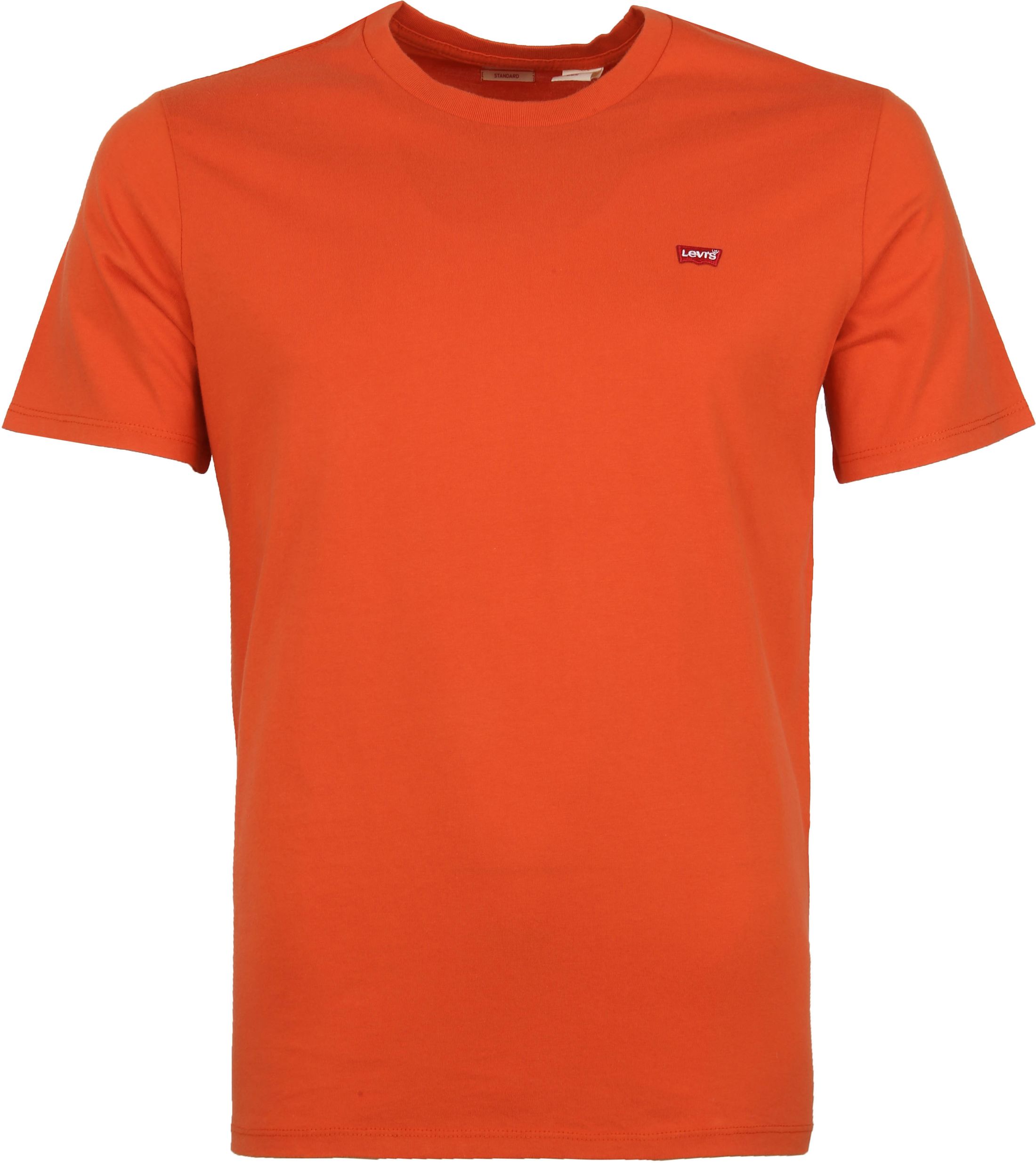 Levi's T Shirt Original Red Orange size L