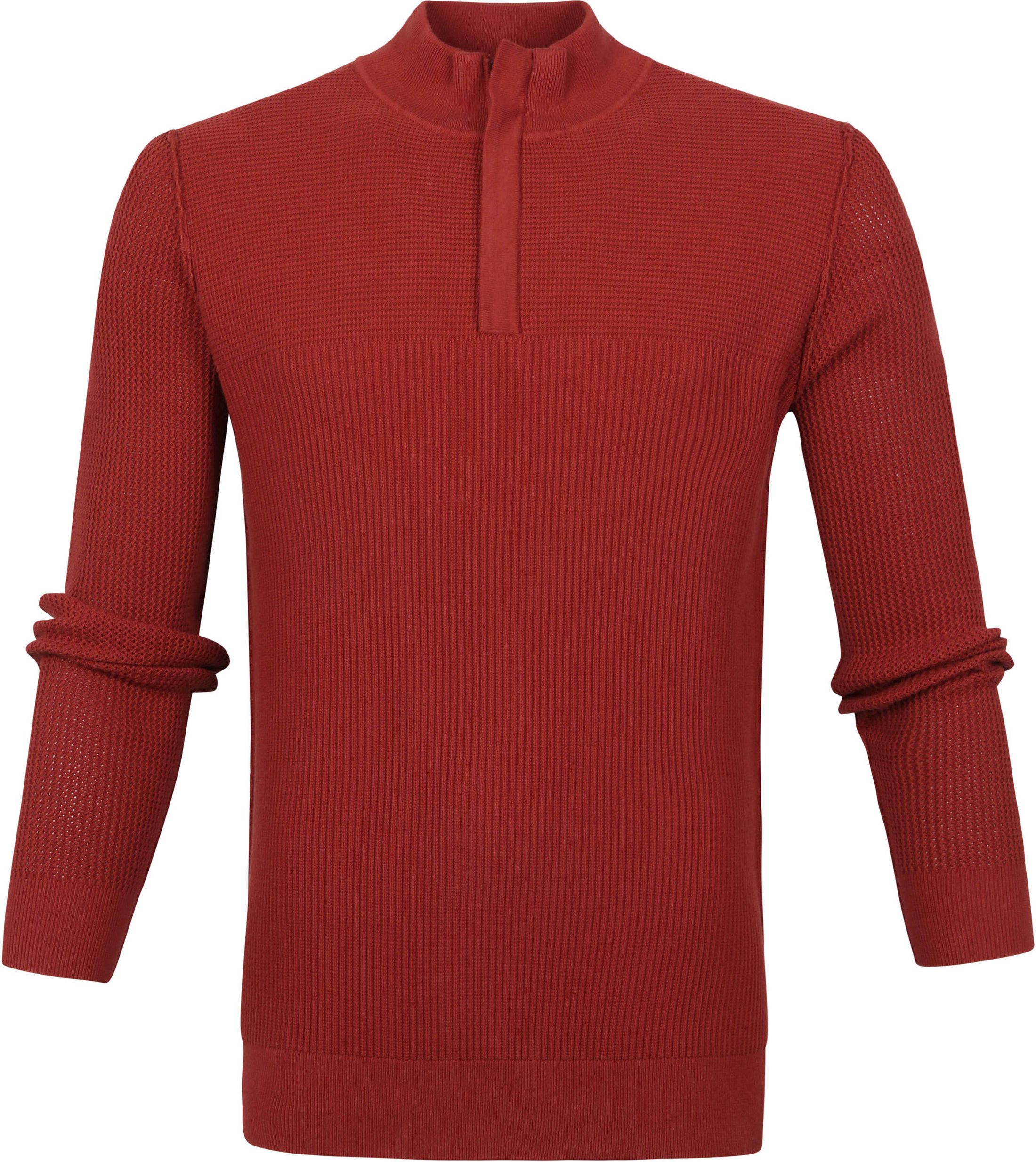Suitable George Pullover Half Zip Rust SPE21305GE26ST-861 order online | Suitable