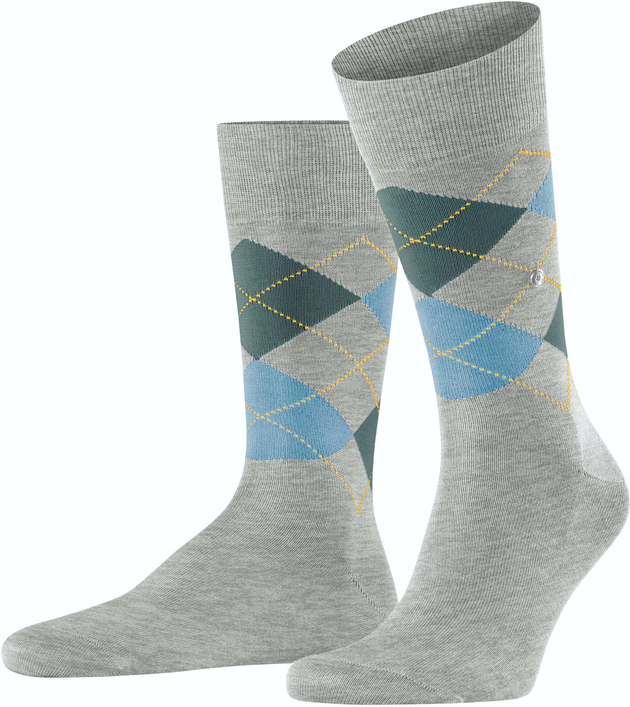 Burlington Socks Manchester 3640 Grey Multicolour size 40-46
