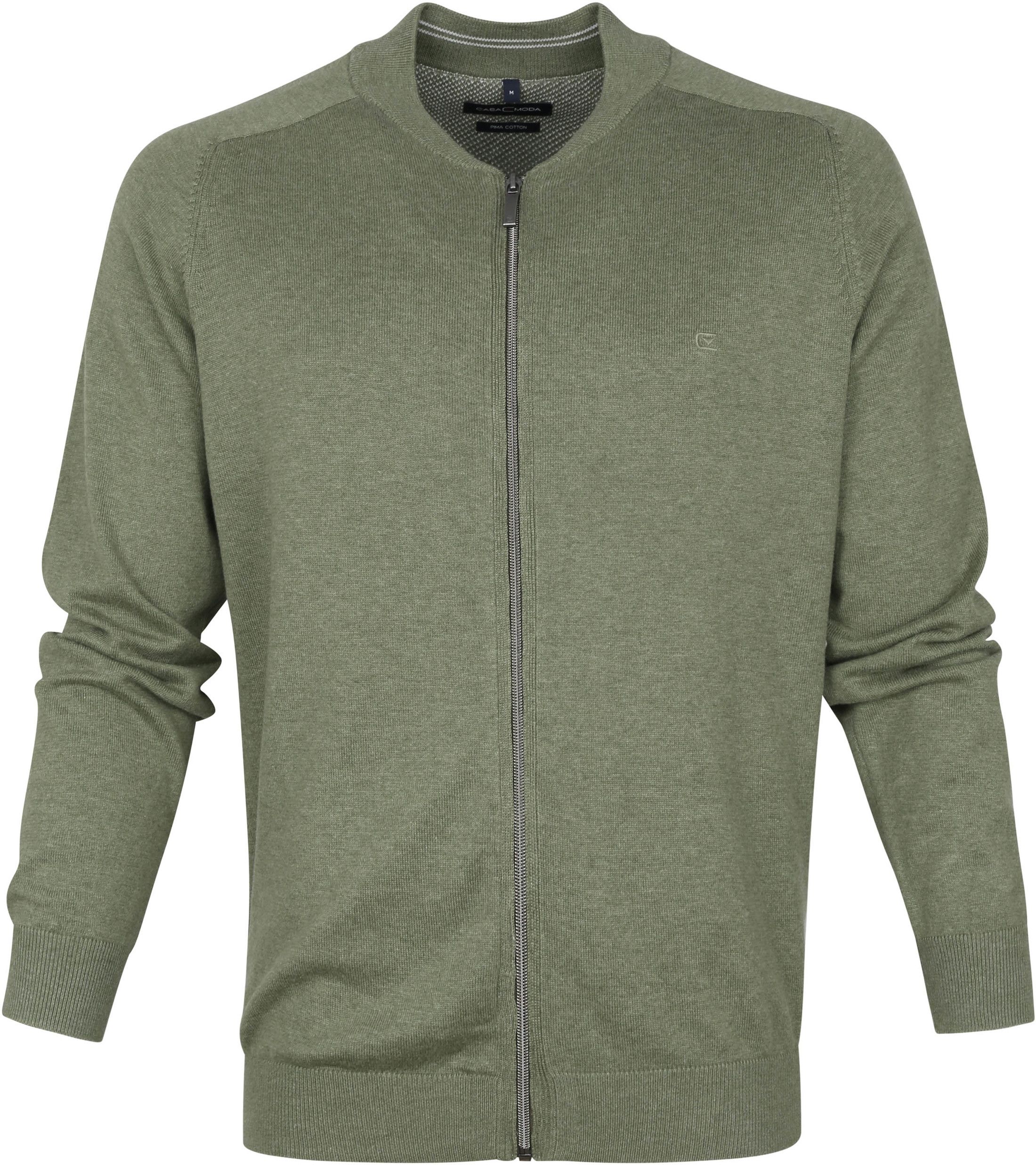 Casa Moda Strickjacke Zip Grün 004440-335 kaufen | Suitable