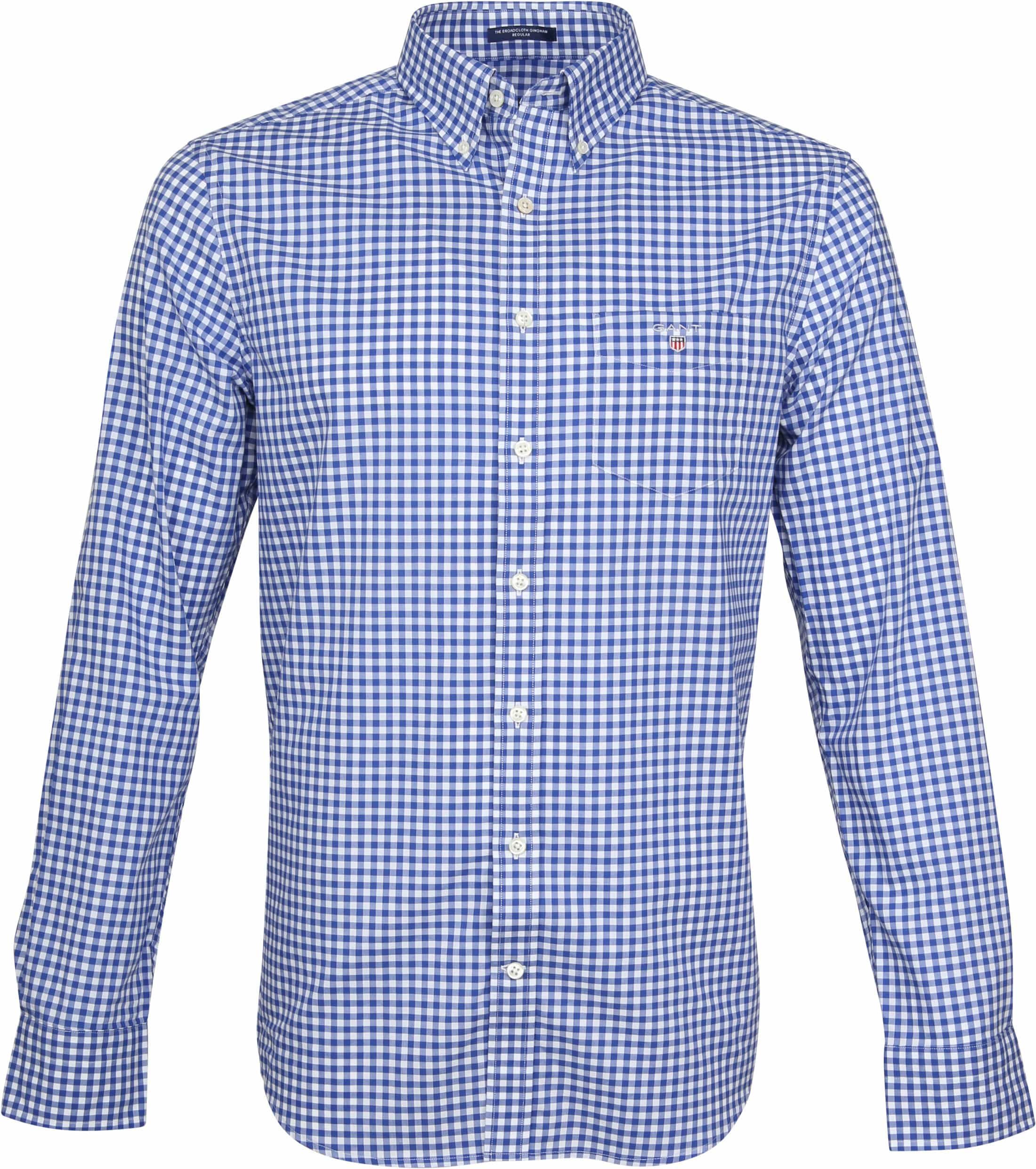 Gant Gingham Shirt Check Blue size 3XL
