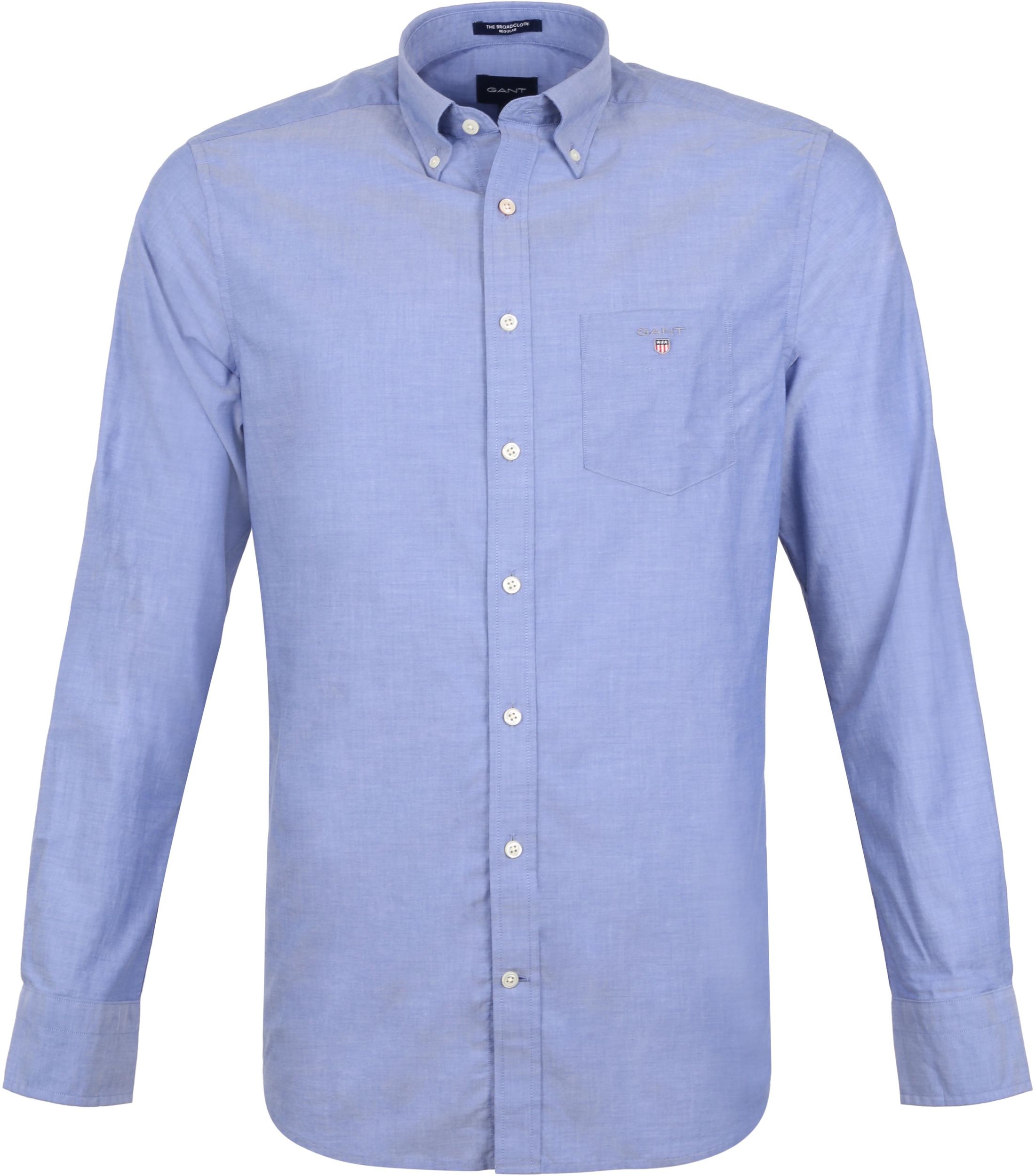 Gant Casual Shirt Broadcloth Light Blue size M