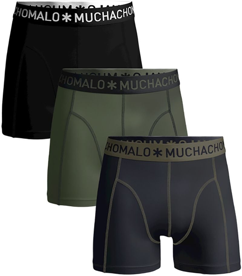 Muchachomalo Boxershorts 3-Pack Solid 186 order online | 1010SOLID186-3334 | Suitable Spain