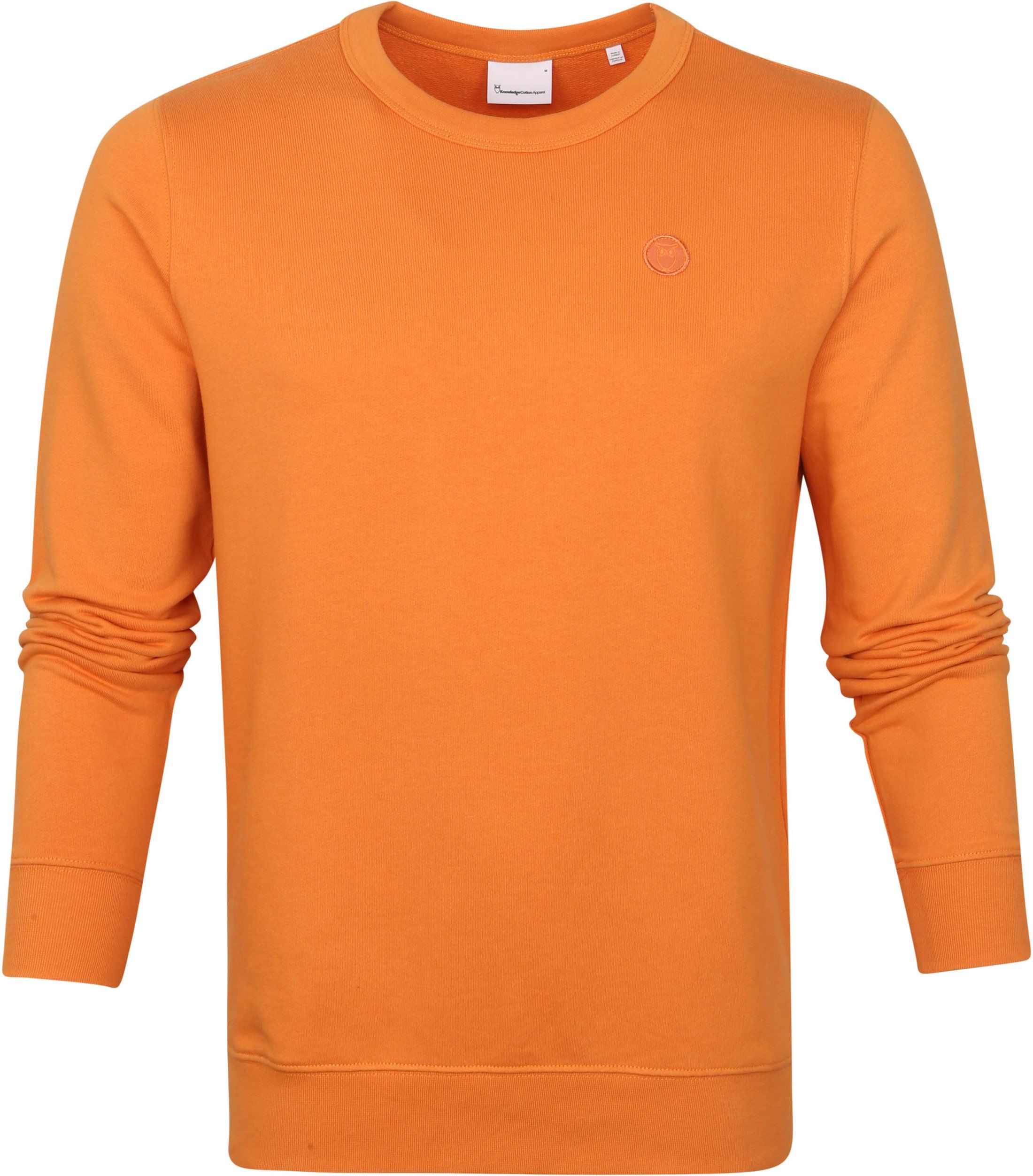 KnowledgeCotton Apparel Elm Sweater Orange size L
