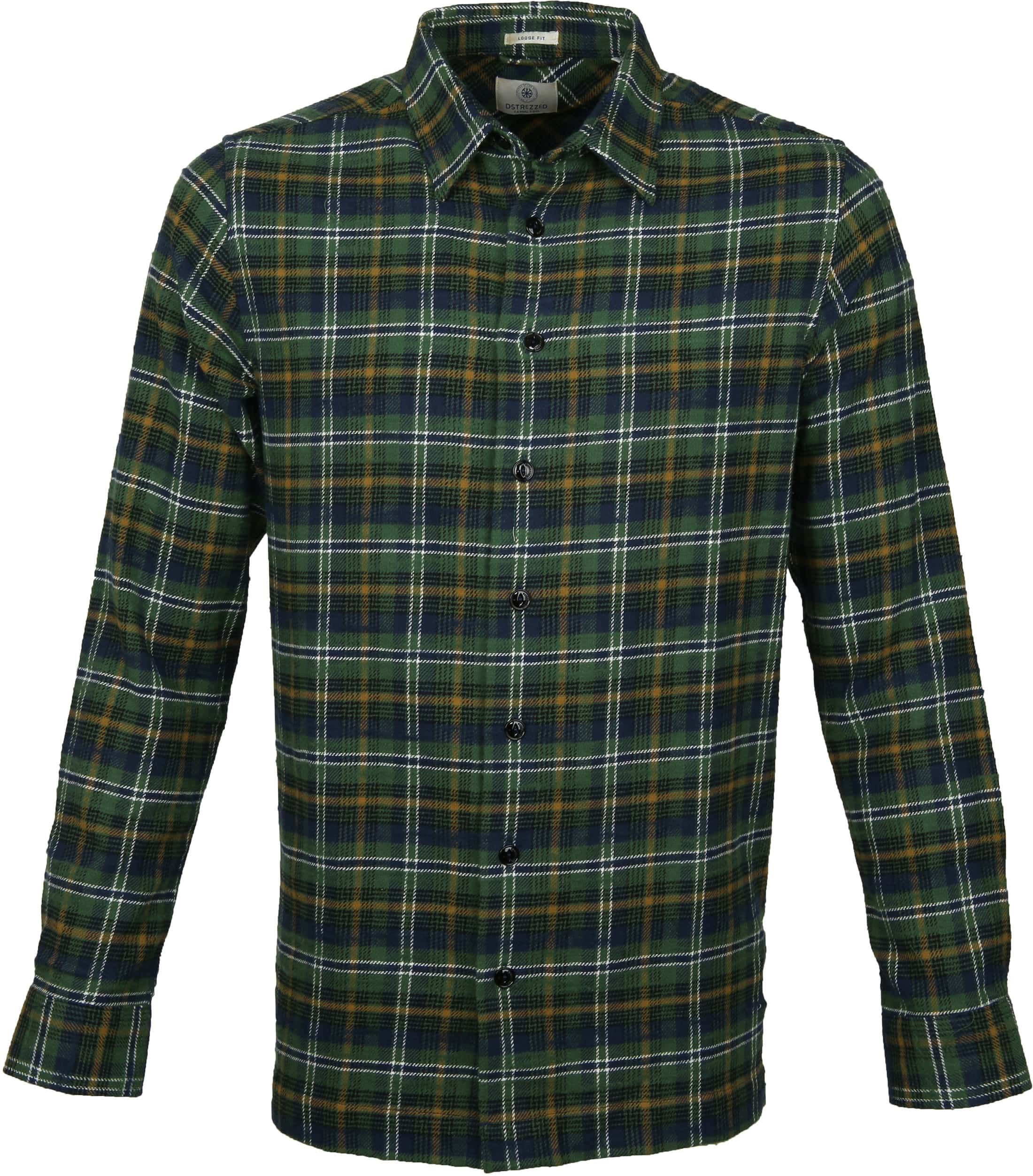 Dstrezzed Shirt Check Green Multicolour size L