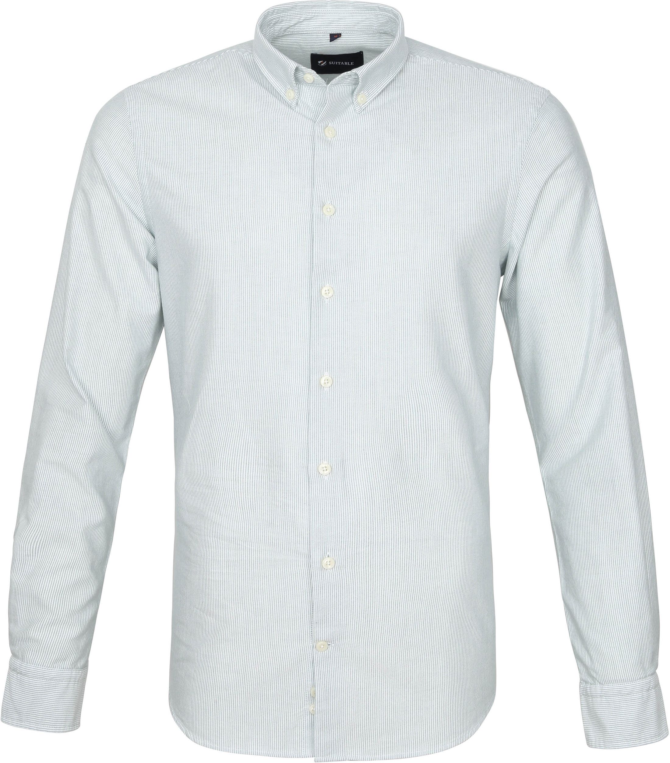 Suitable Chemise Max Rayures Foncé Vert Vert foncé taille XL
