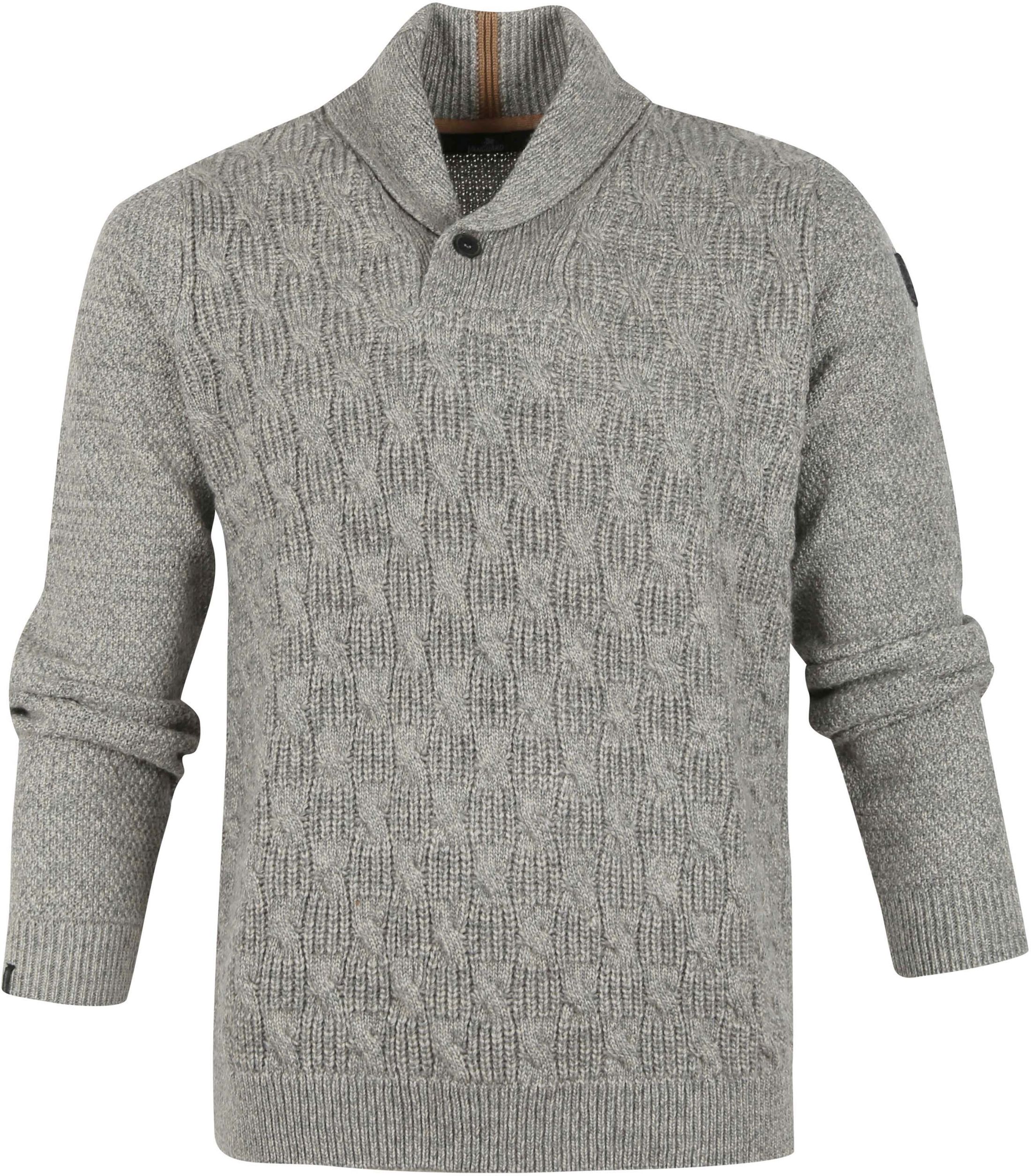 Vanguard Wool Mocker Grey size 3XL