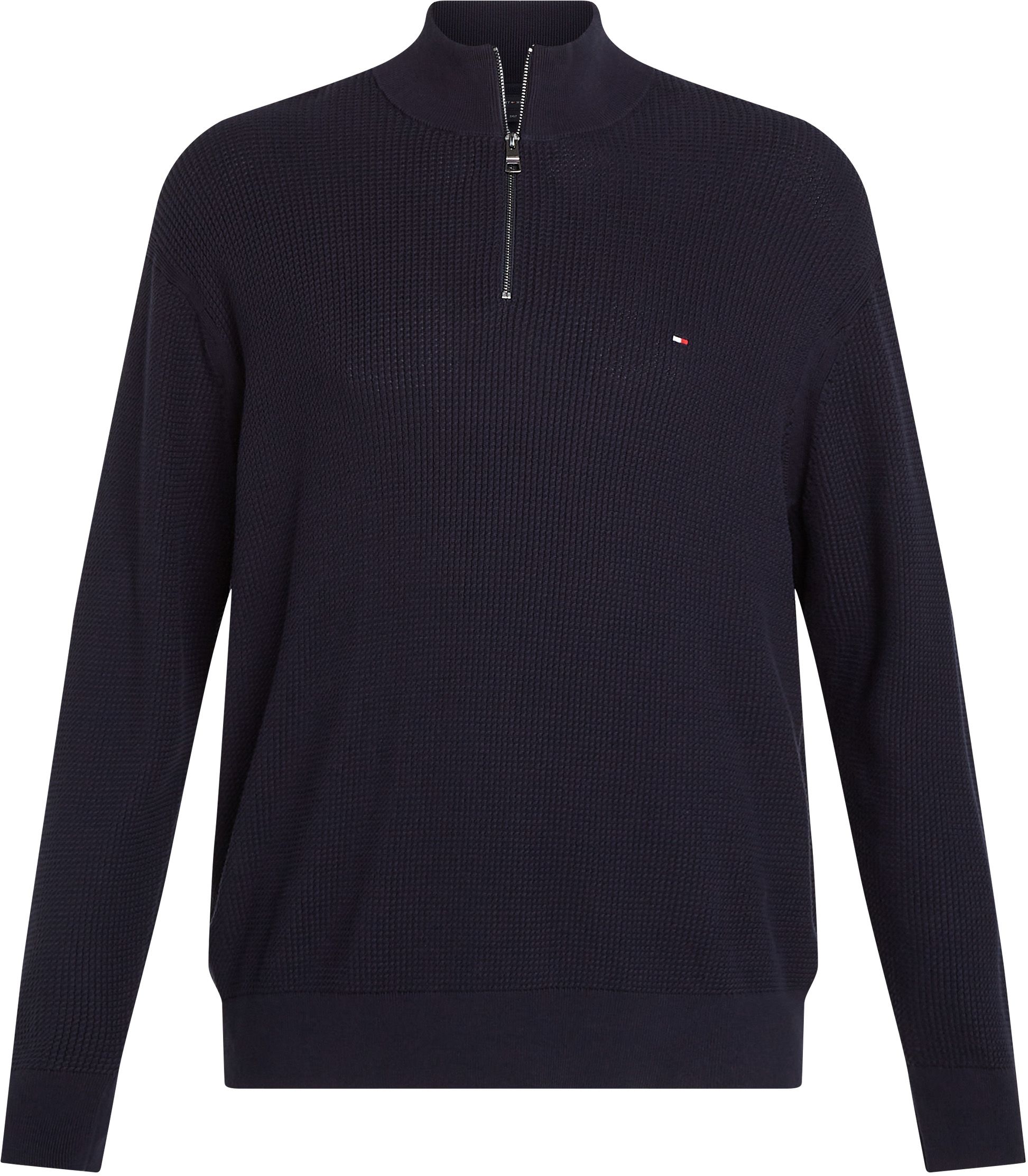 Tommy Hilfiger Big & Tall Half Zip Pullover Structure Navy MW0MW37975-DW5 order online | Suitable