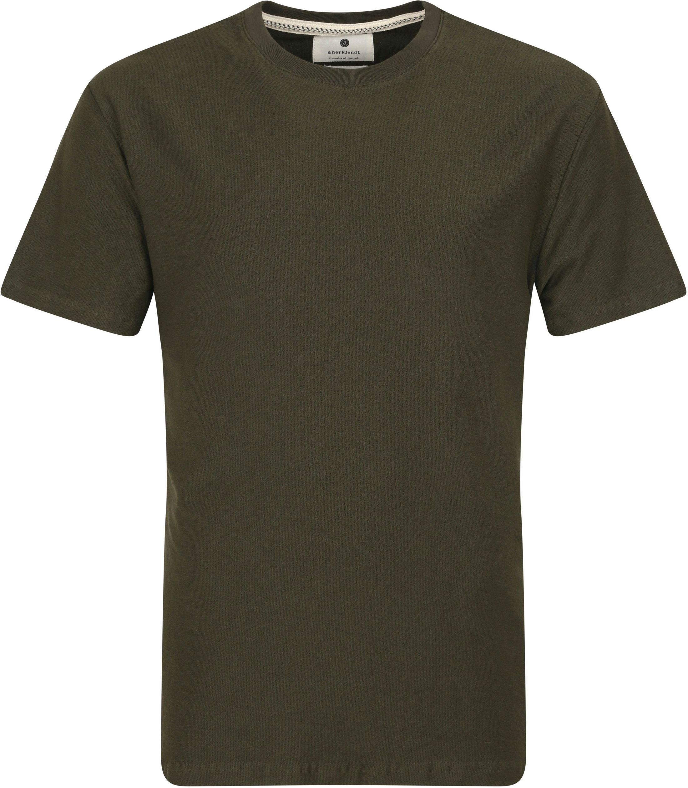Anerkjendt Akkikki T-shirt Dark Green Dark Green size L