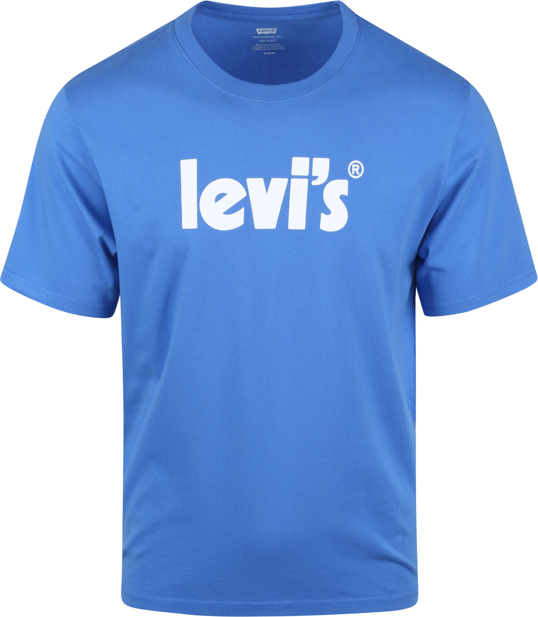 Levi's T Shirt Logo Blue Dark Blue size L