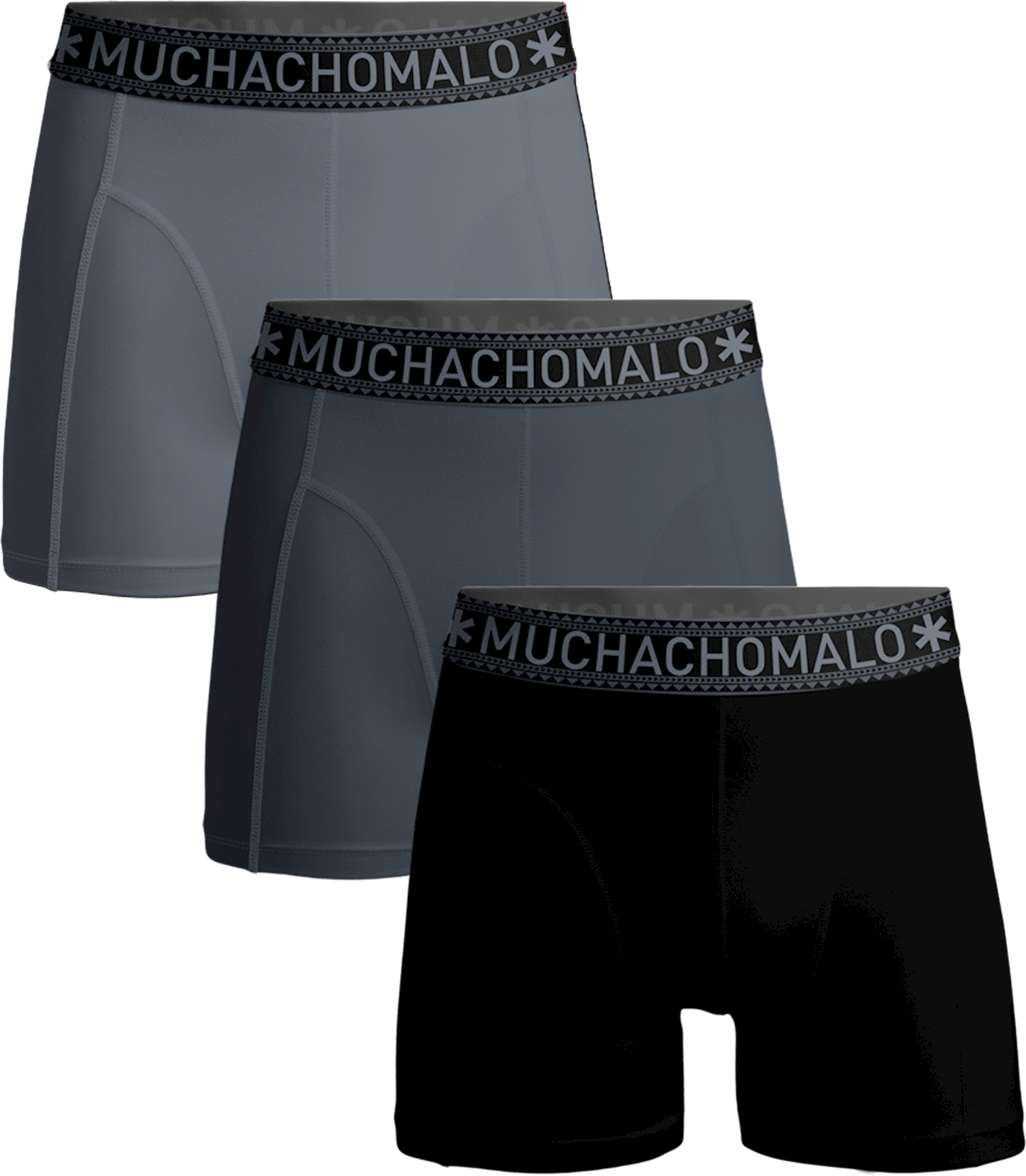 Muchachomalo Boxer-shorts Lot de 3 Solid1010-513 Multicoloré taille M