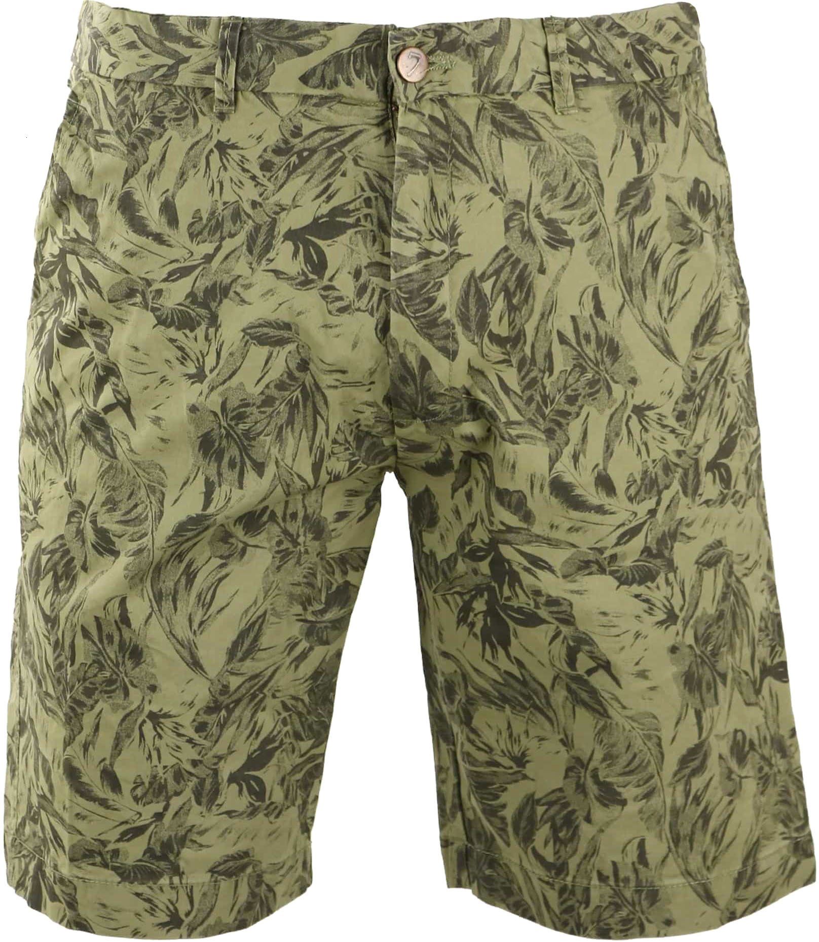 Basic Shorts Print Green size 30