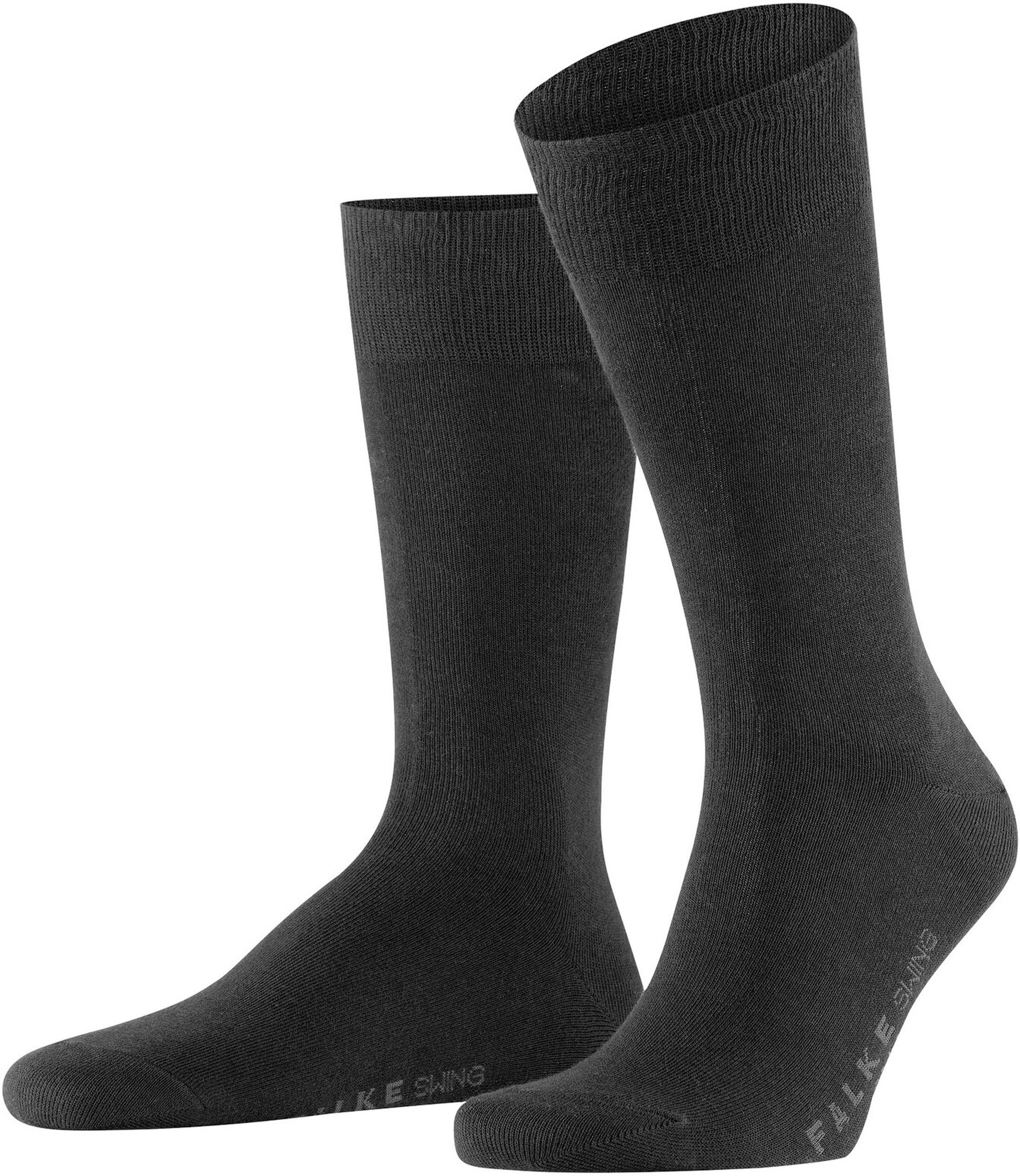 Falke Swing Socks 2-Pack Dark Dark Grey Grey size 43-46