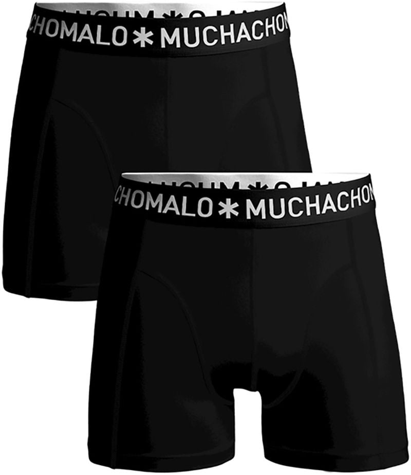 Muchachomalo Boxer Shorts 2-Pack Black order online | 1010BASIC02-3 | Suitable Lithuania