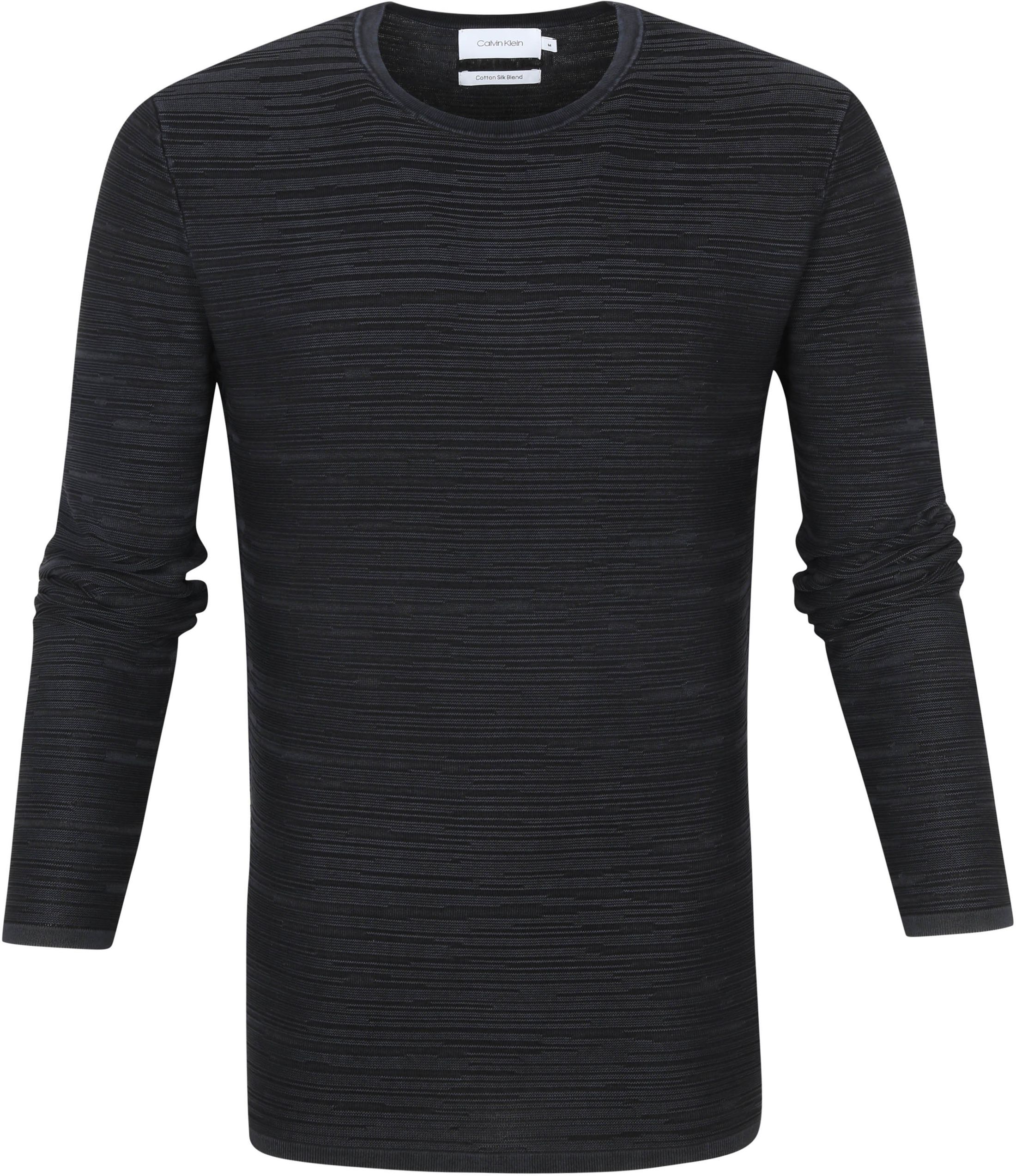 Calvin Klein Sweater Texture Black size M