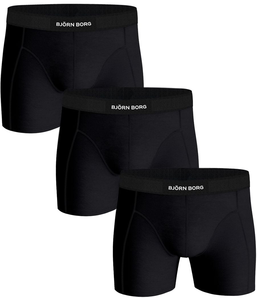 Bjorn Borg Boxers Premium 3 Pack Black 10001296-MP001 kopen | Suitable