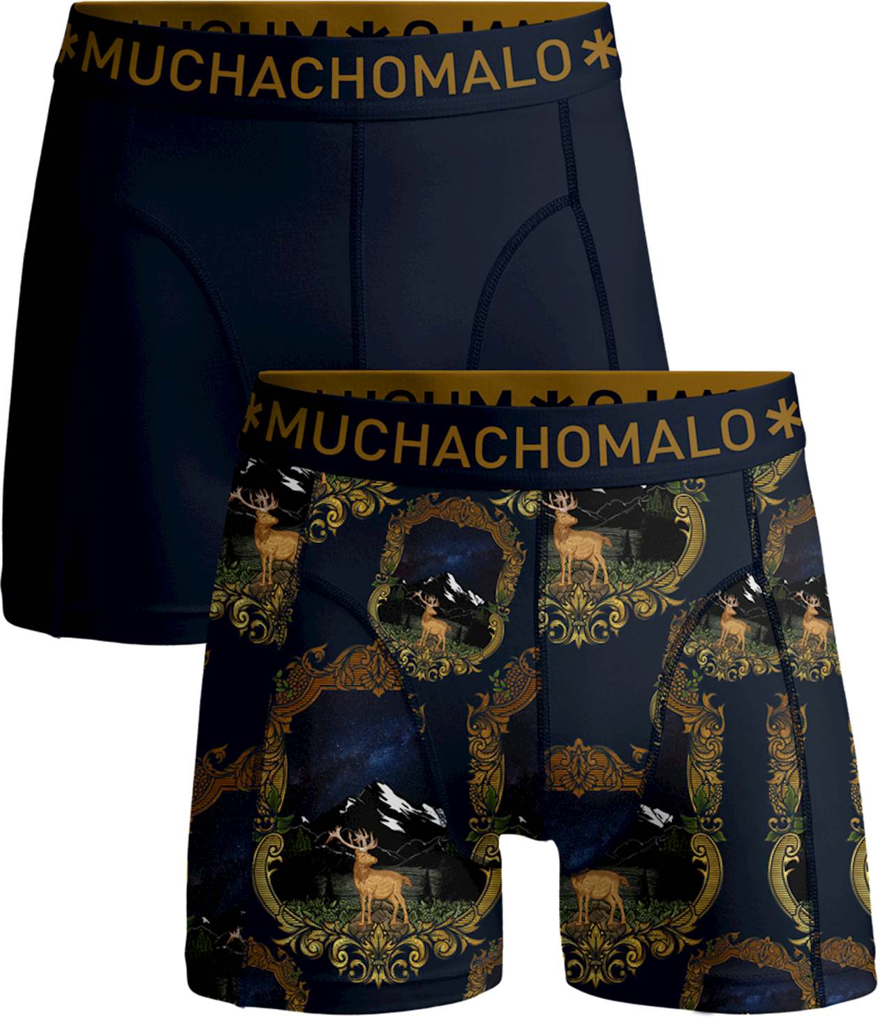 Muchachomalo Boxer-shorts Lot de 2 Delk1010 Multicoloré taille L