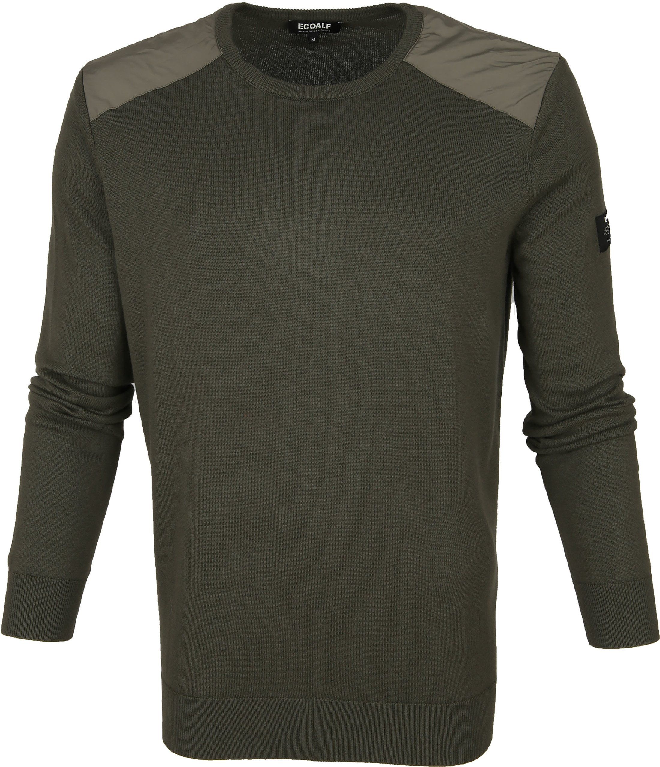 Ecoalf Charles Sweater Dark Green Khaki Green size XXL