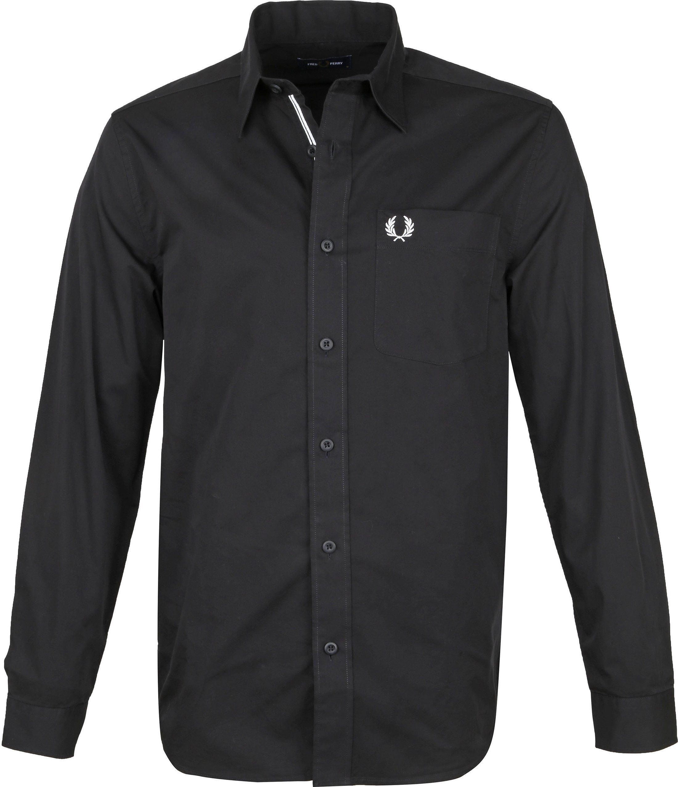 Fred Perry Classic Shirt Black size S