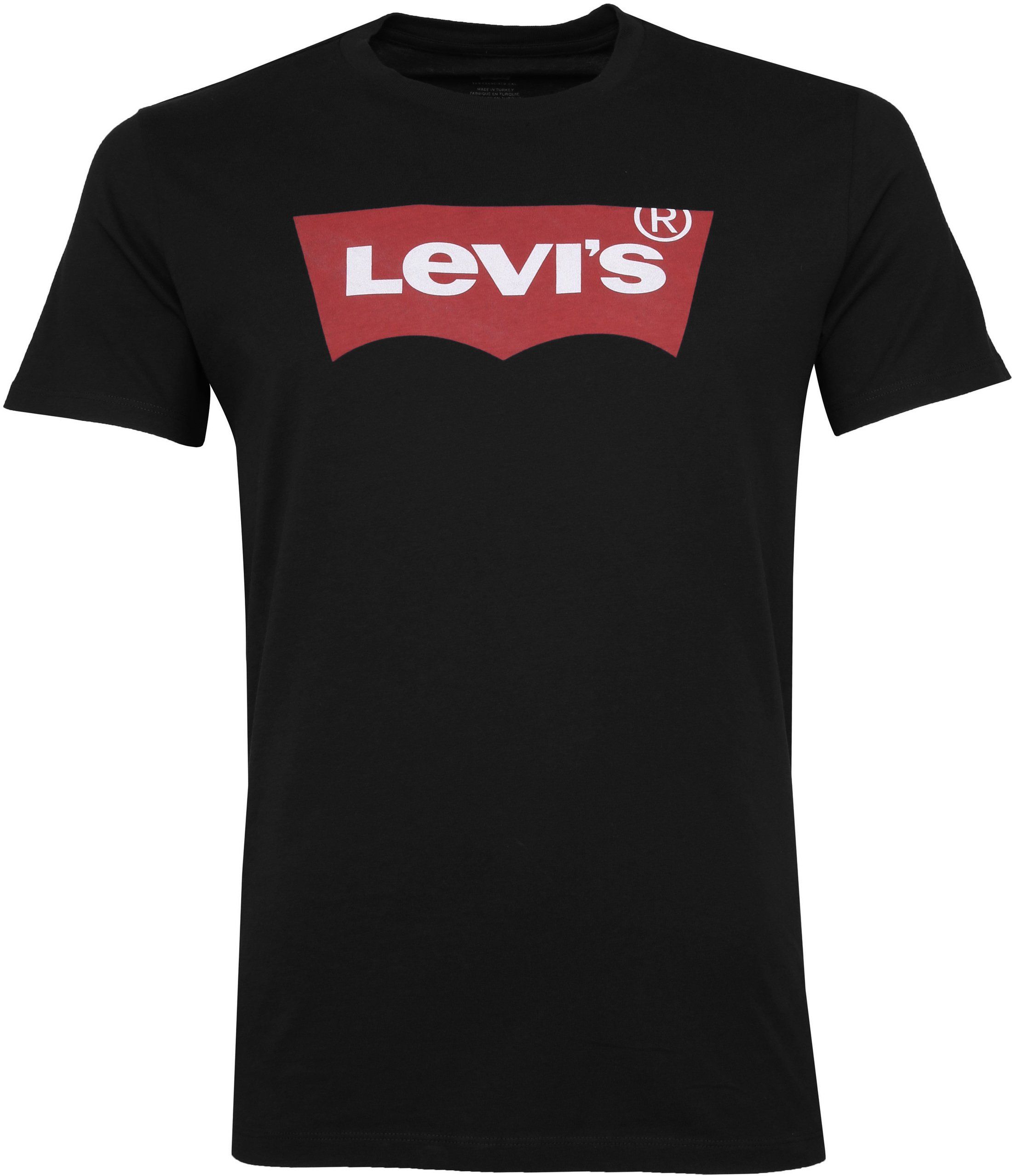 Levi's T-shirt Logo Print Black size L