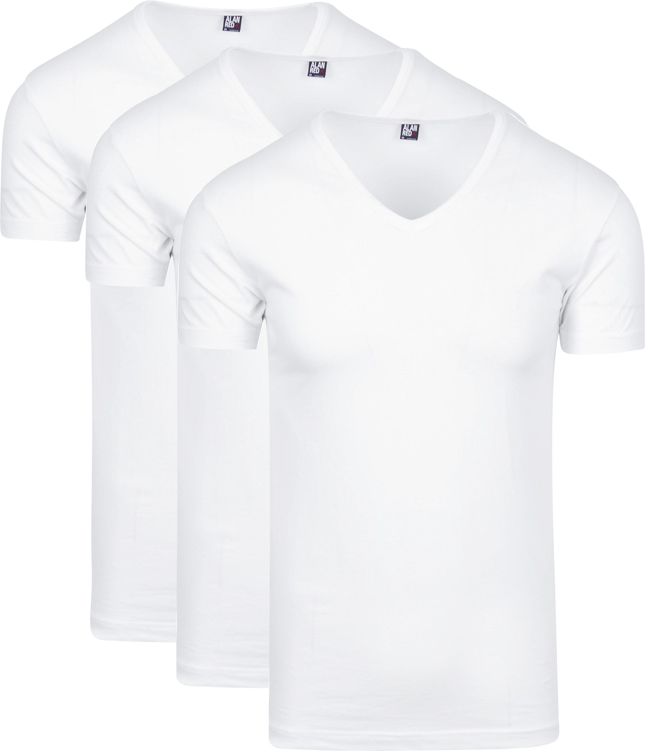 Alan Red Oklahoma T-shirt Stretch White 3-Pack 6681/3P/01 Oklahoma T-Shirt White order online | Suitable