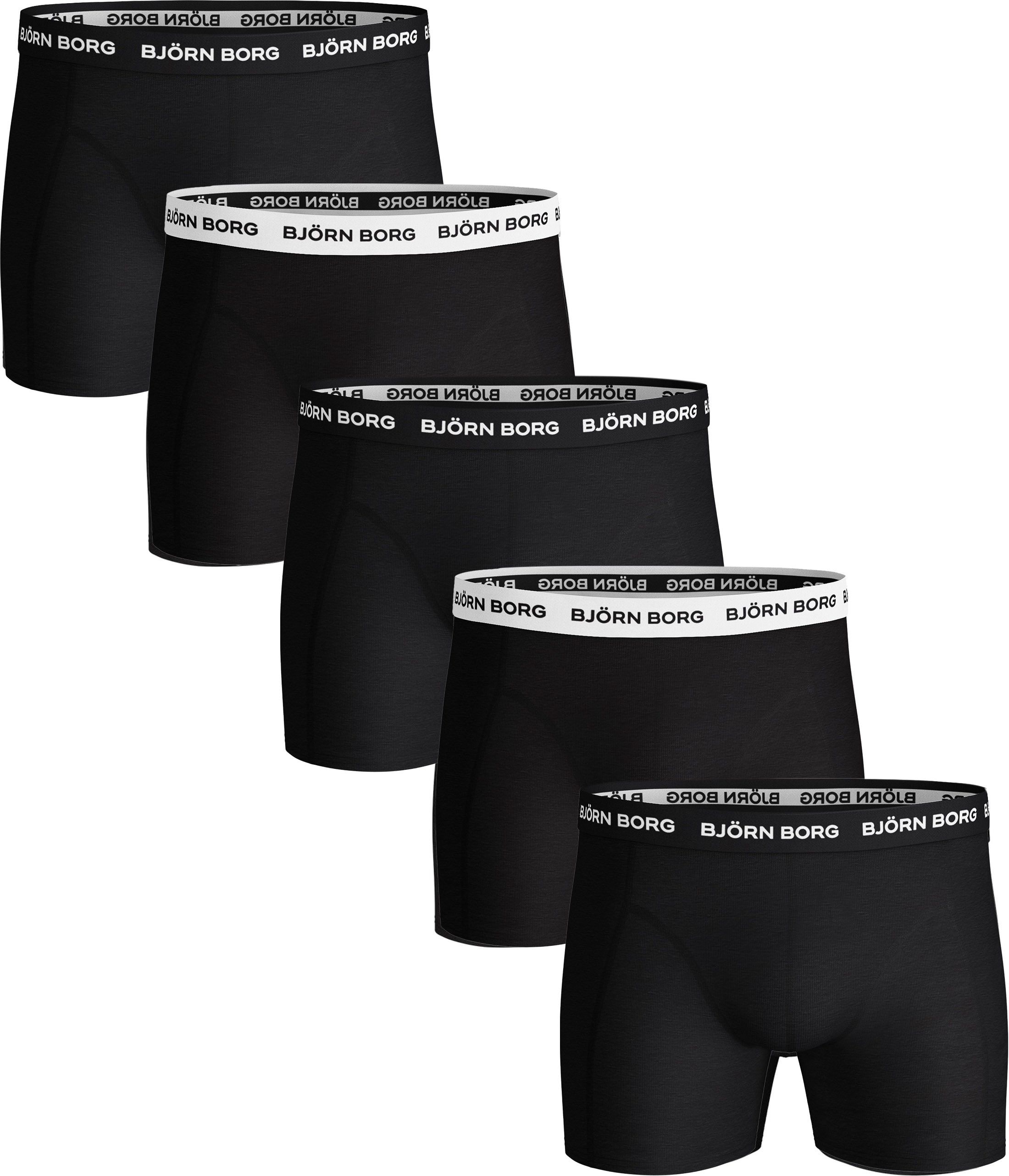 Björn Borg Boxershorts 5-Pack Solids 9999-1026 kopen | Suitable